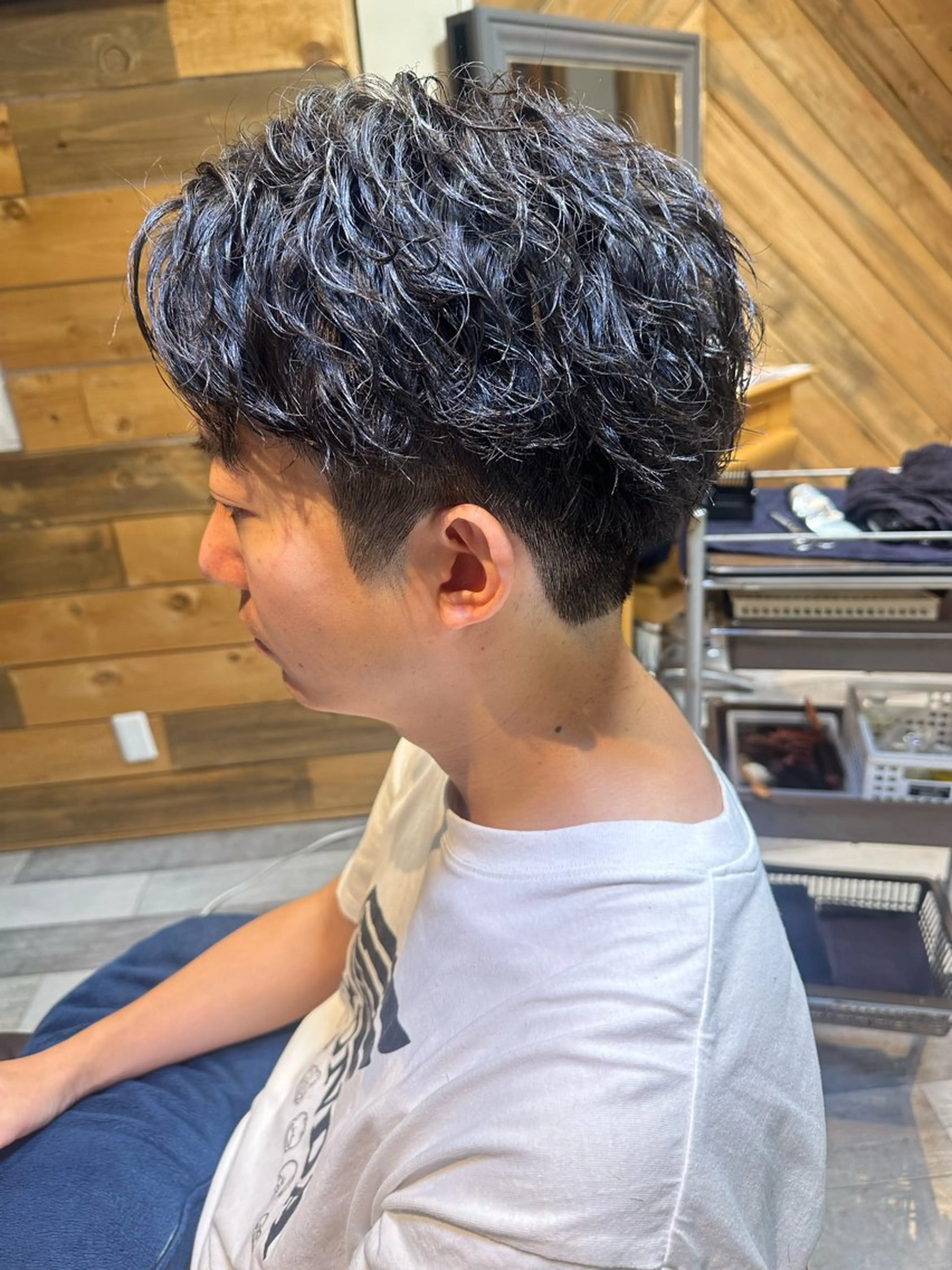 ショート パーマ 和田 直也のヘアスタイル
