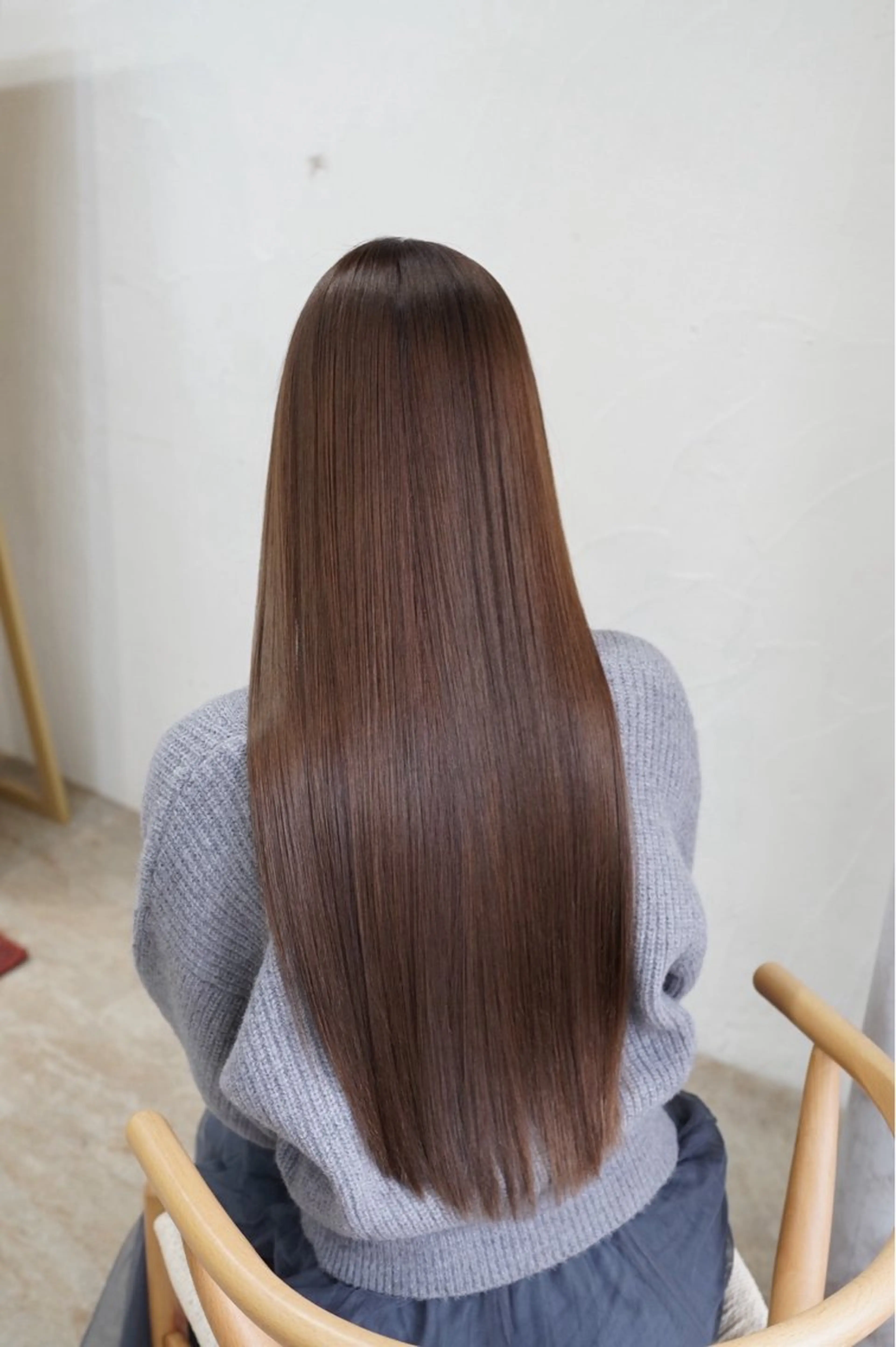 ロング ヘアカラー トリートメント ALLY 原宿のヘアスタイル