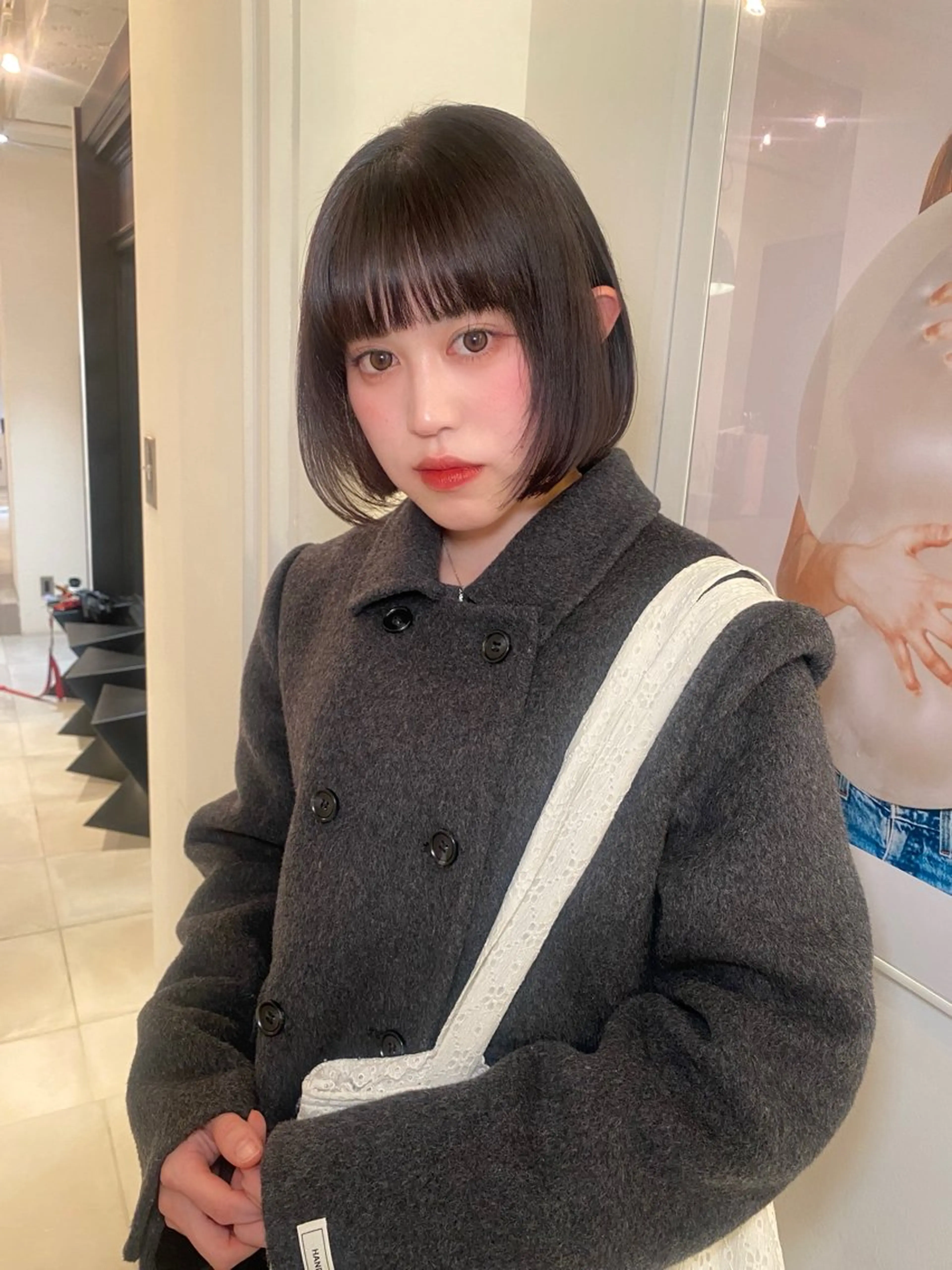 ショート riria/ボブ /透明感カラー🎀のヘアスタイル