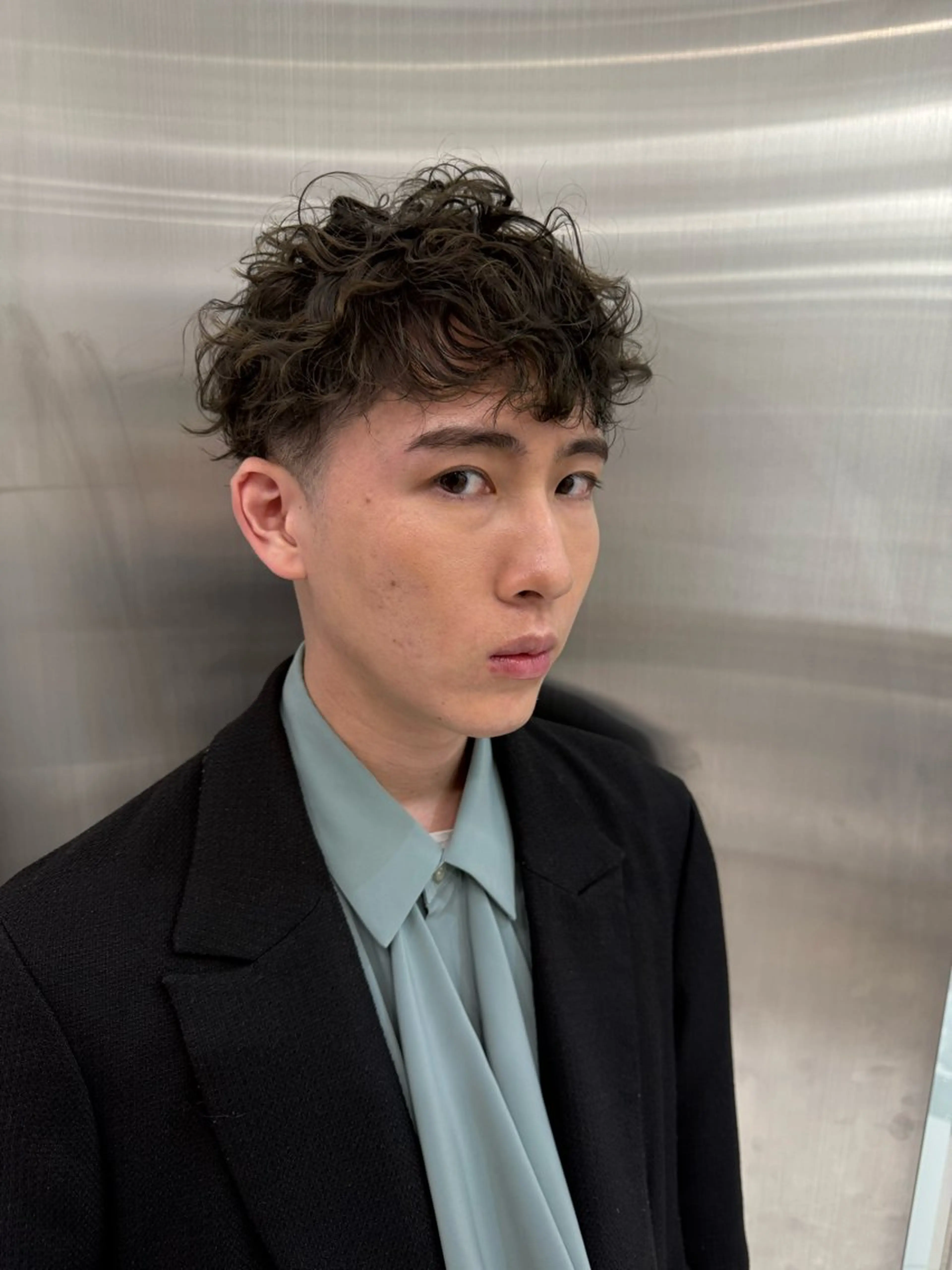 ショート メンズ特化フェード パーマ小林裕史のヘアスタイル