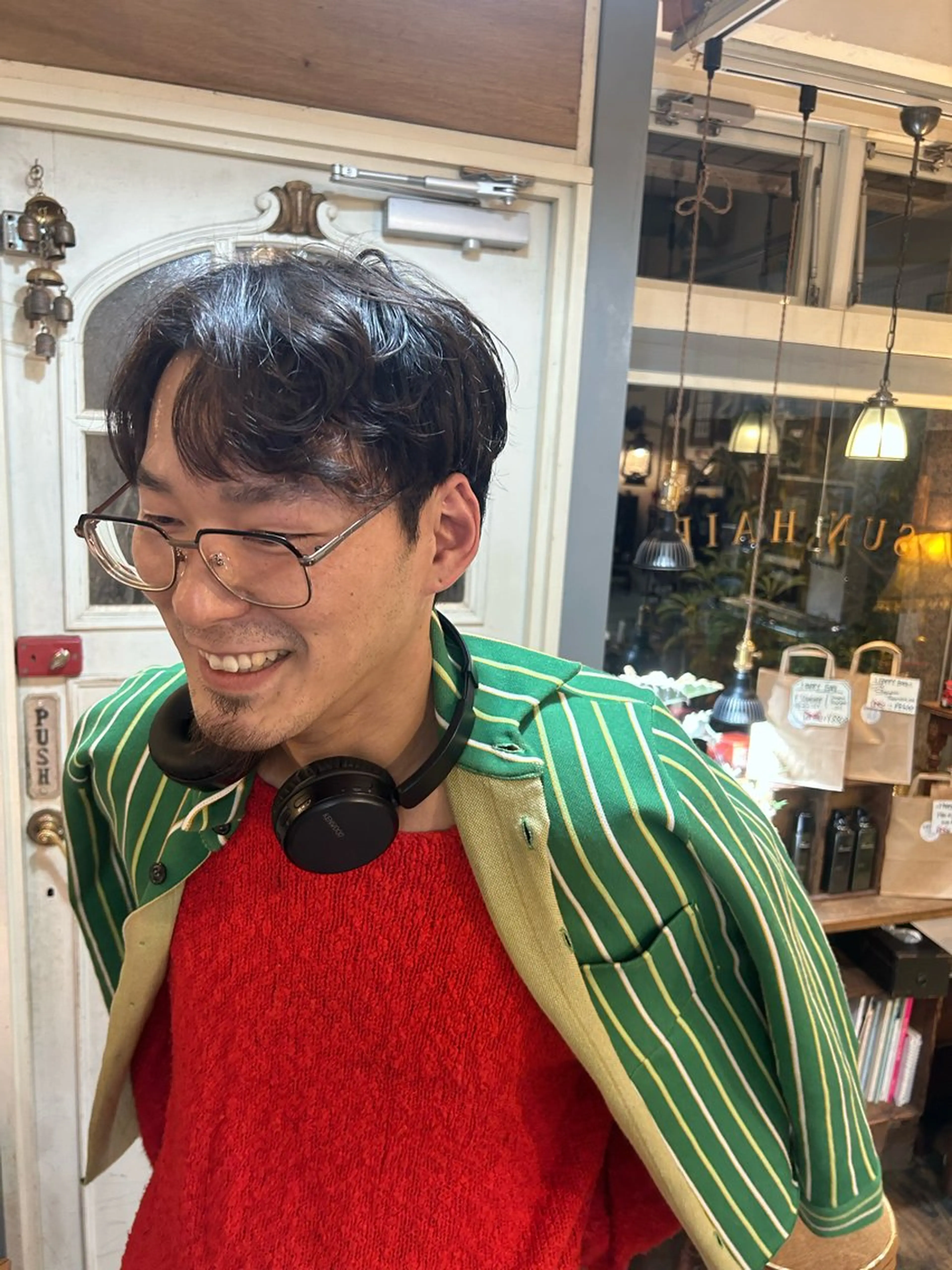 ショート パーマ メンズ カット パーマ 清水千優/パーマ/ メンズパーマのヘアスタイル