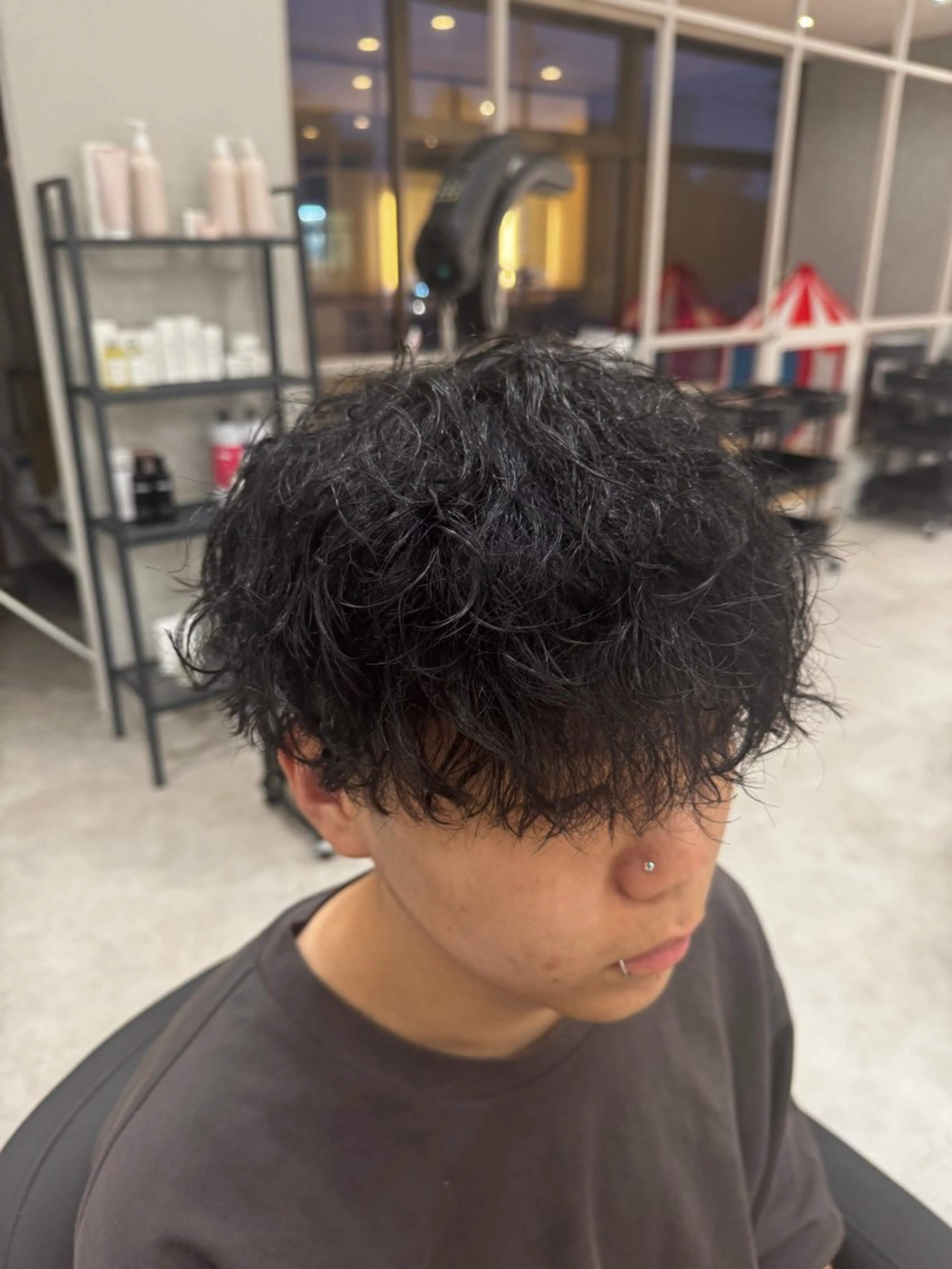 パーマ 🫧透明感カラー🫧 ロン毛美容師のヘアスタイル