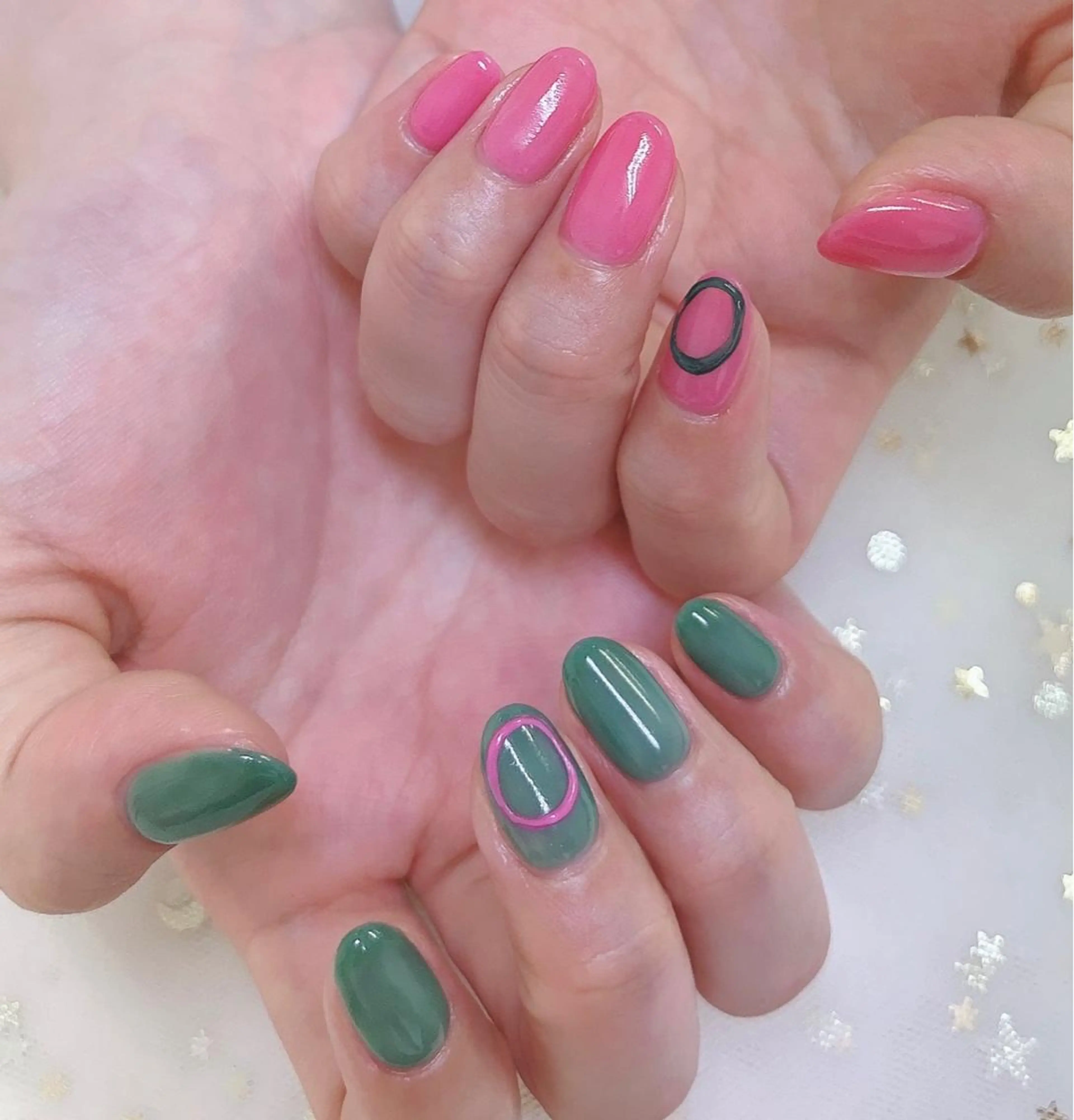 ネイル ハンドネイル 上福岡 らんらんのネイルデザイン