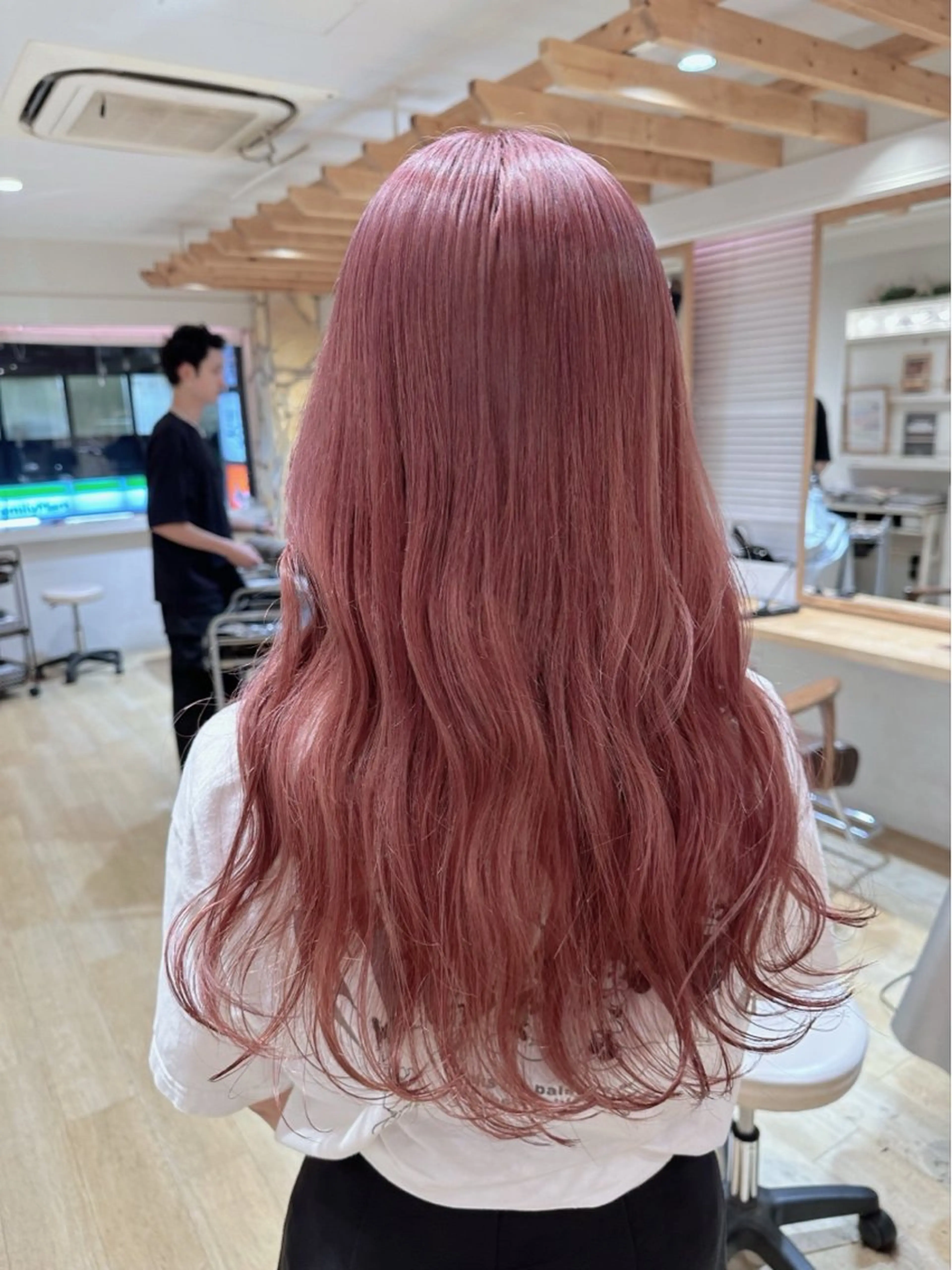 ロング ヘアカラー トリートメント 新宿 木下拓哉のヘアスタイル