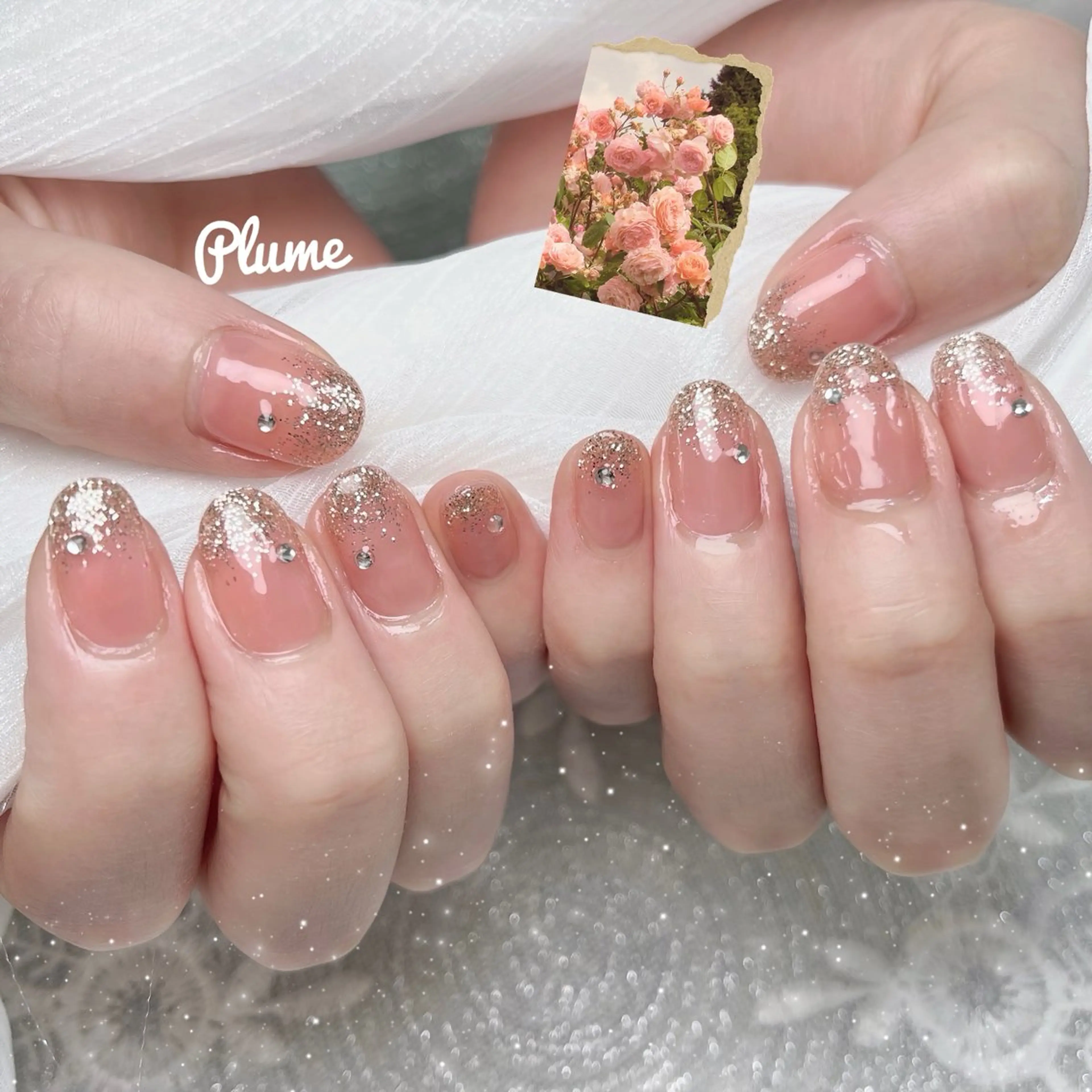ネイル ハンドネイル plume nail ☆韓国ネイルのネイルデザイン