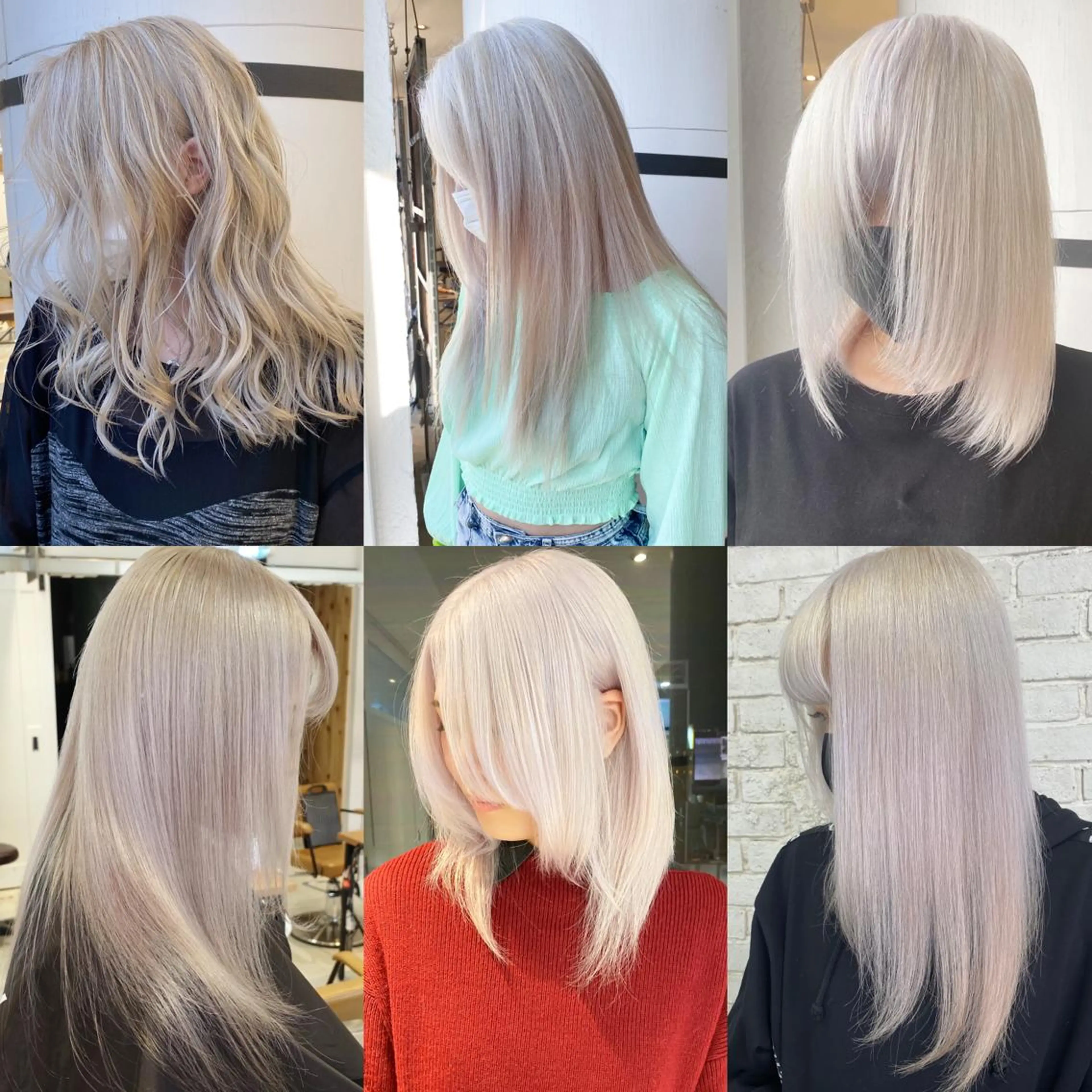 ⚡️ホワイトカラー⚡️ブリーチ3回+髪質改善カラー+ケアブリーチ+高濃度処理剤/27000円✨の写真