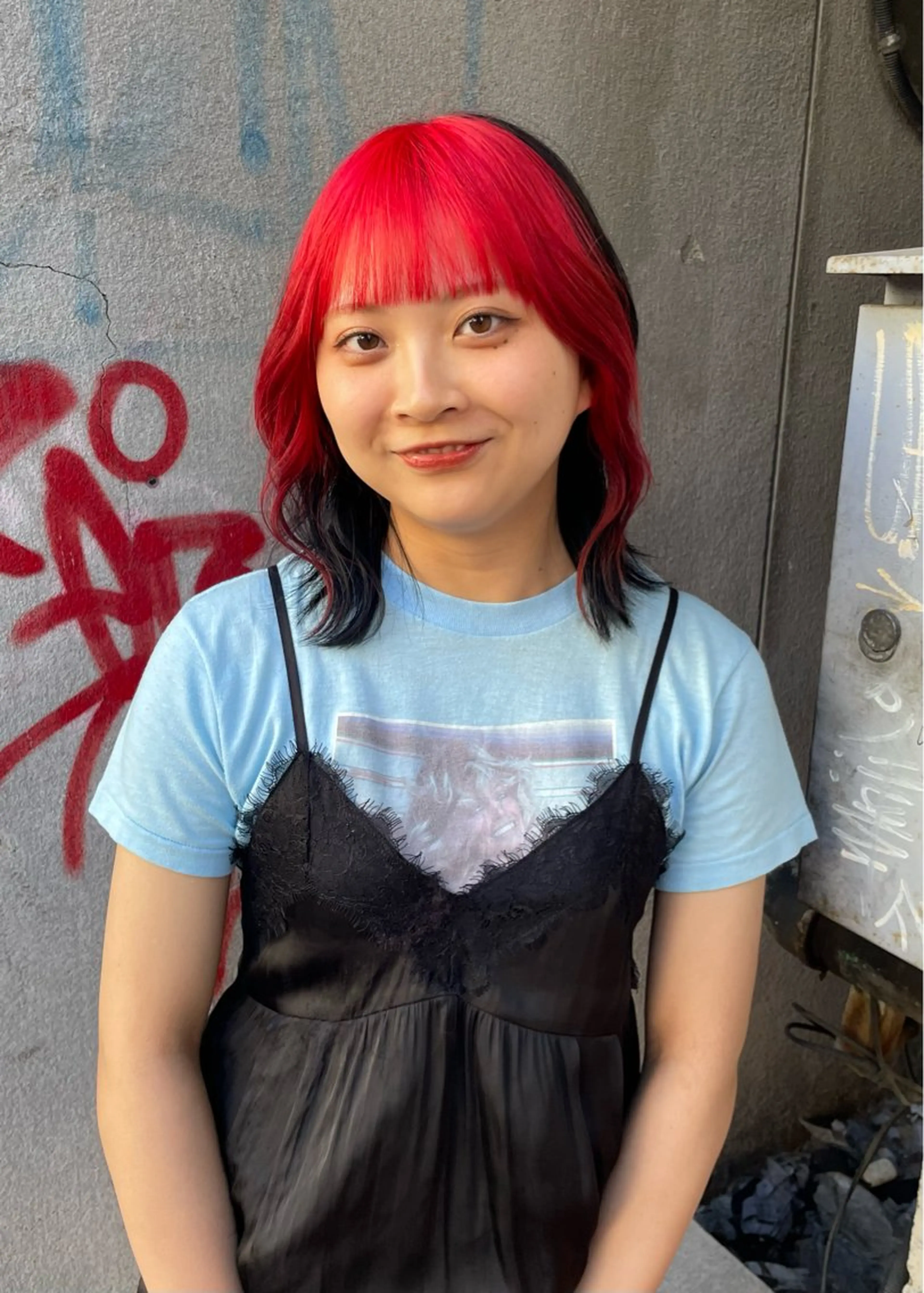 セミロング ハイライト/ブリーチ /綾華のヘアスタイル