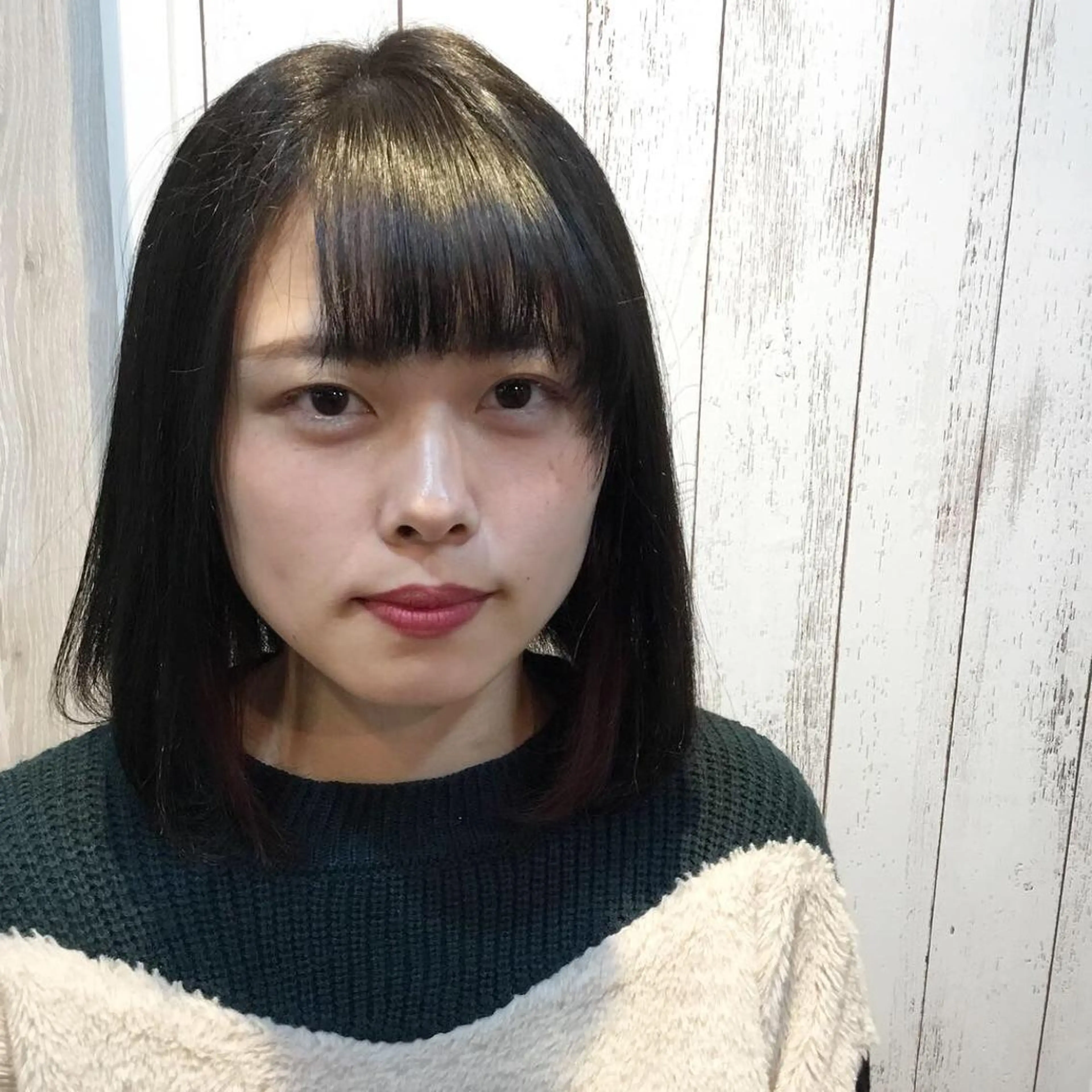 ミディアム カラー 金崎 新吾のヘアスタイル