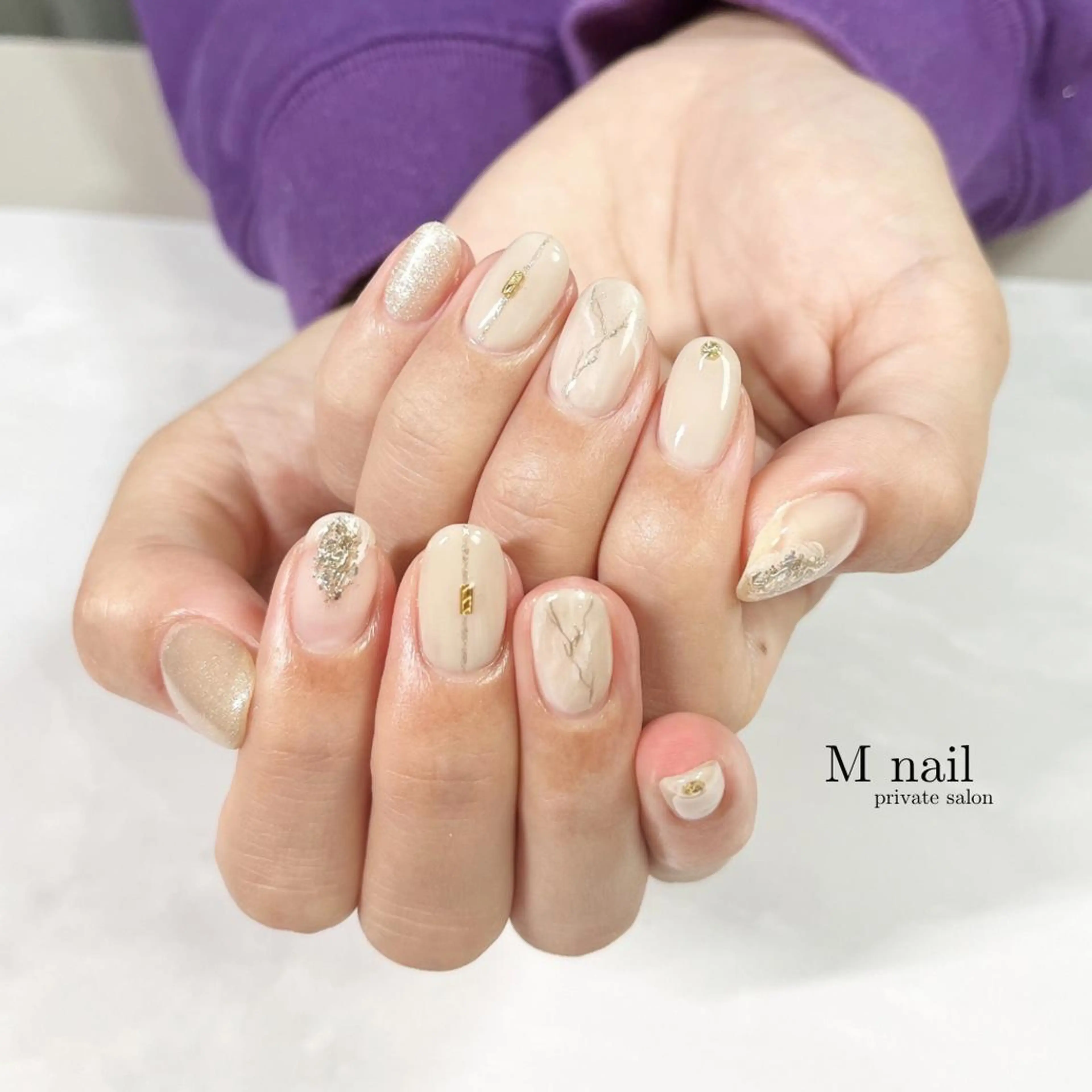 ネイル ハンドネイル M nailのネイルデザイン