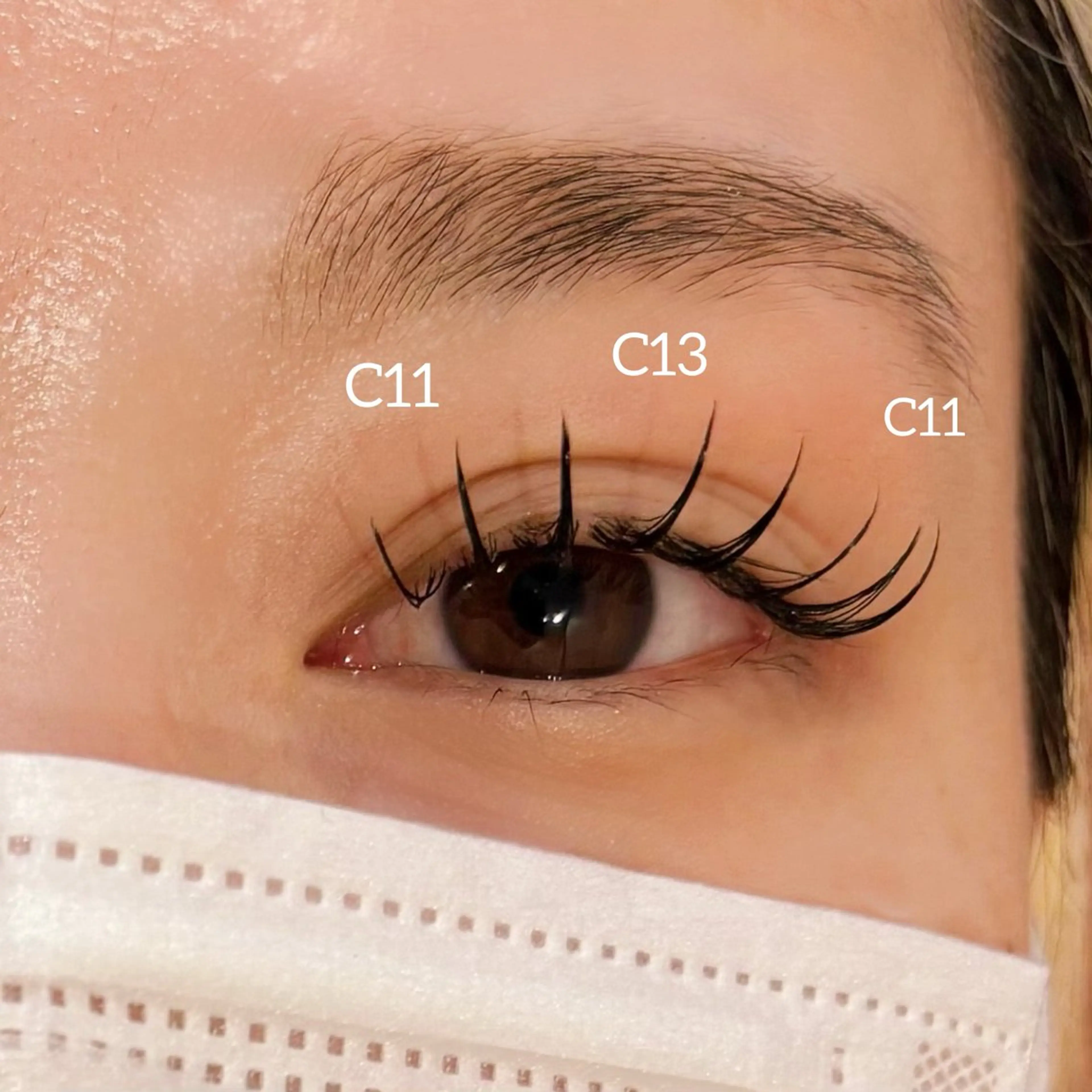 マツエク・マツパ ブリーチ/エクステ はしもと　そな🫧のヘアスタイル