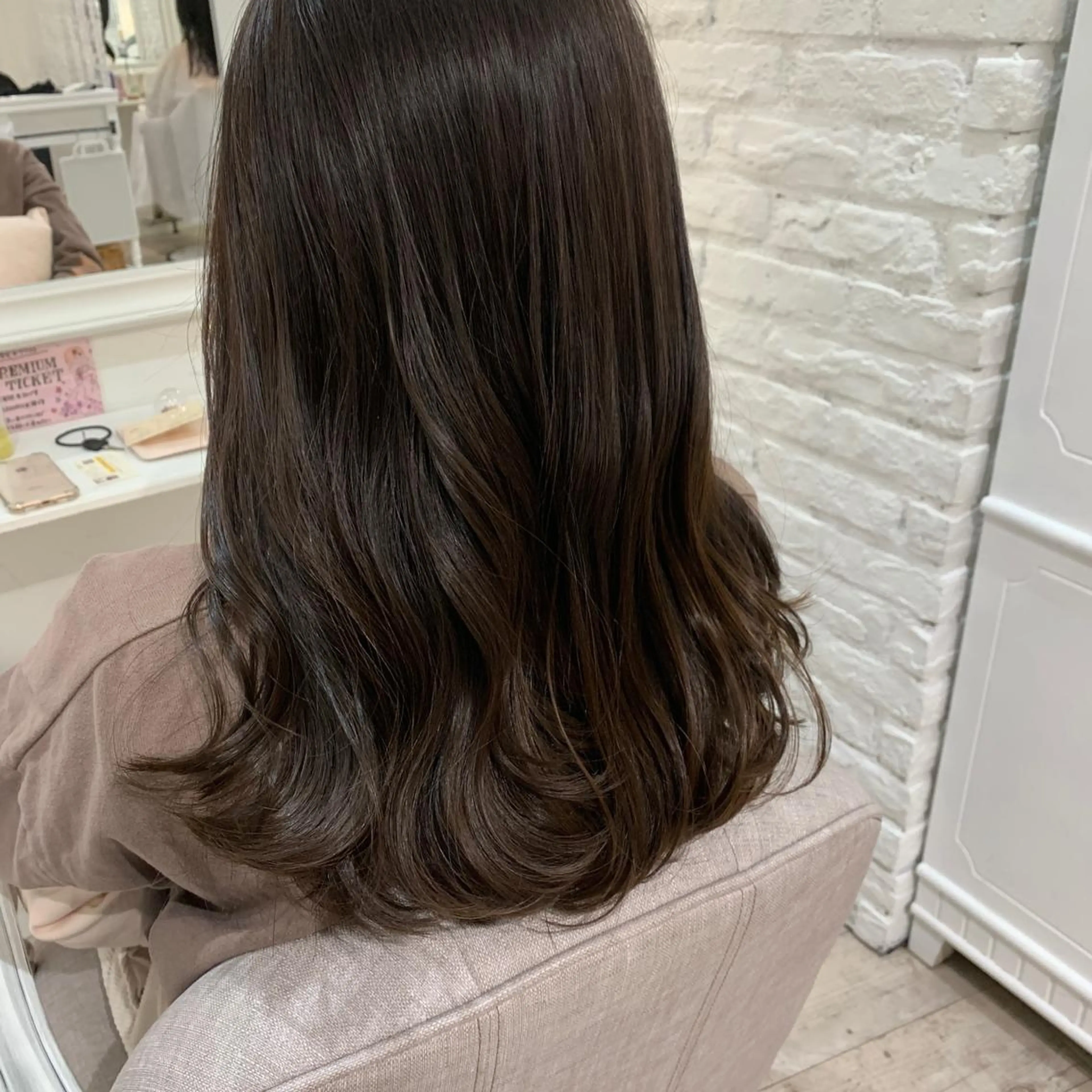 セミロング カラー HARUKA韓国ヘア /Luana梅田のヘアスタイル