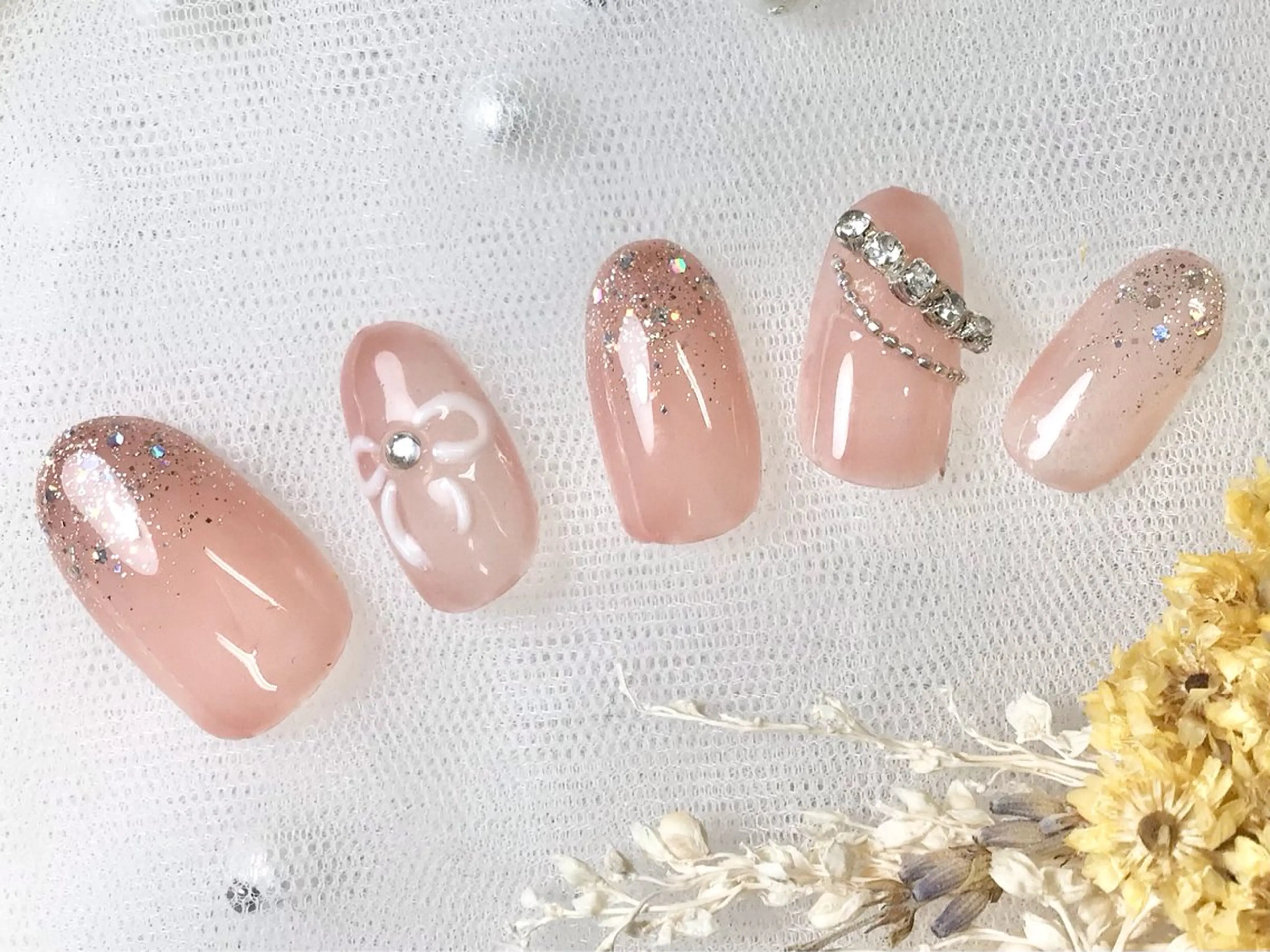 ネイル ハンドネイル プティリボン 武蔵小金井店のネイルデザイン