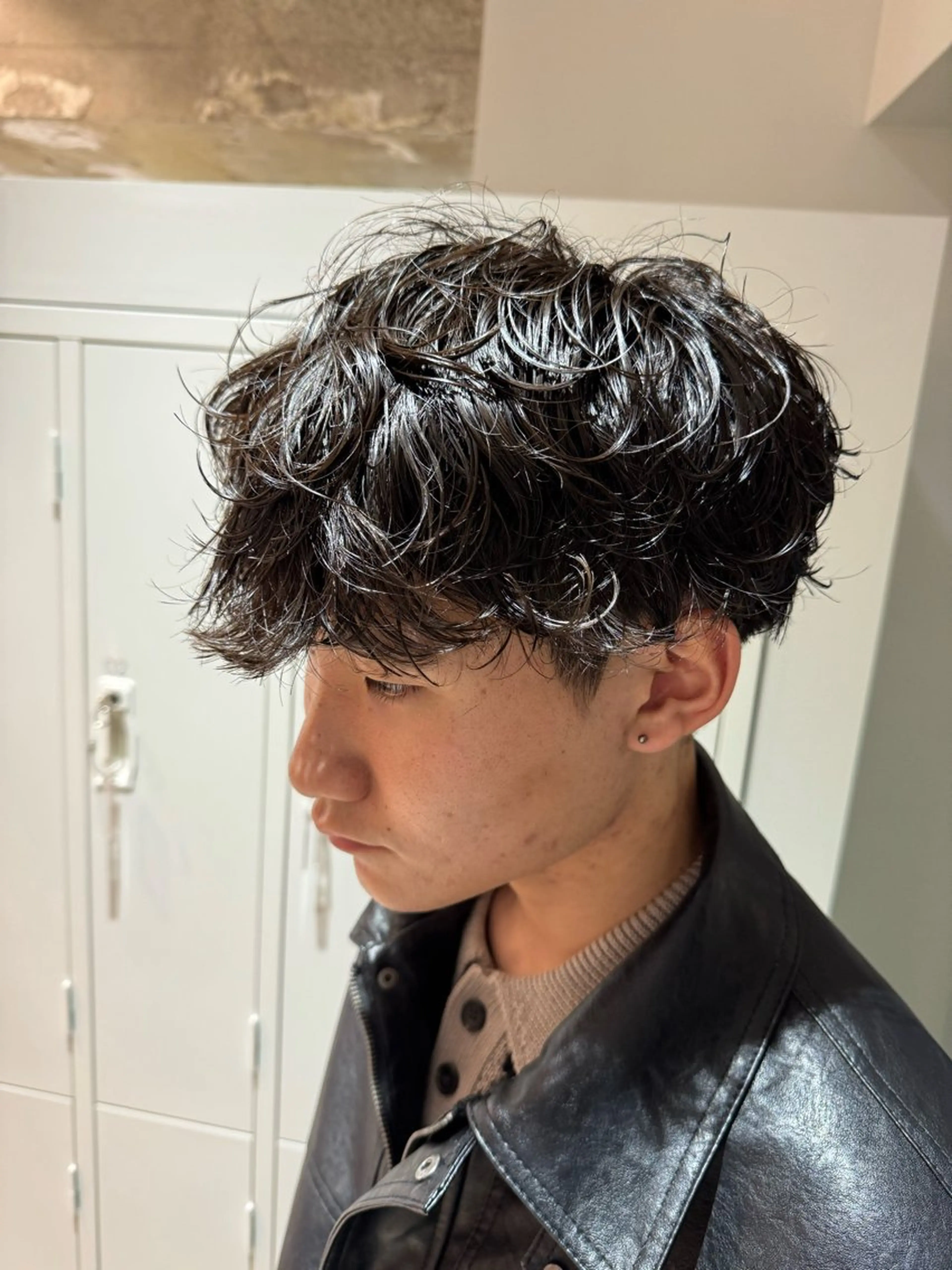 パーマ メンズ カット パーマ 大宮メンズ特化/パー マ職人/小川藍人のヘアスタイル