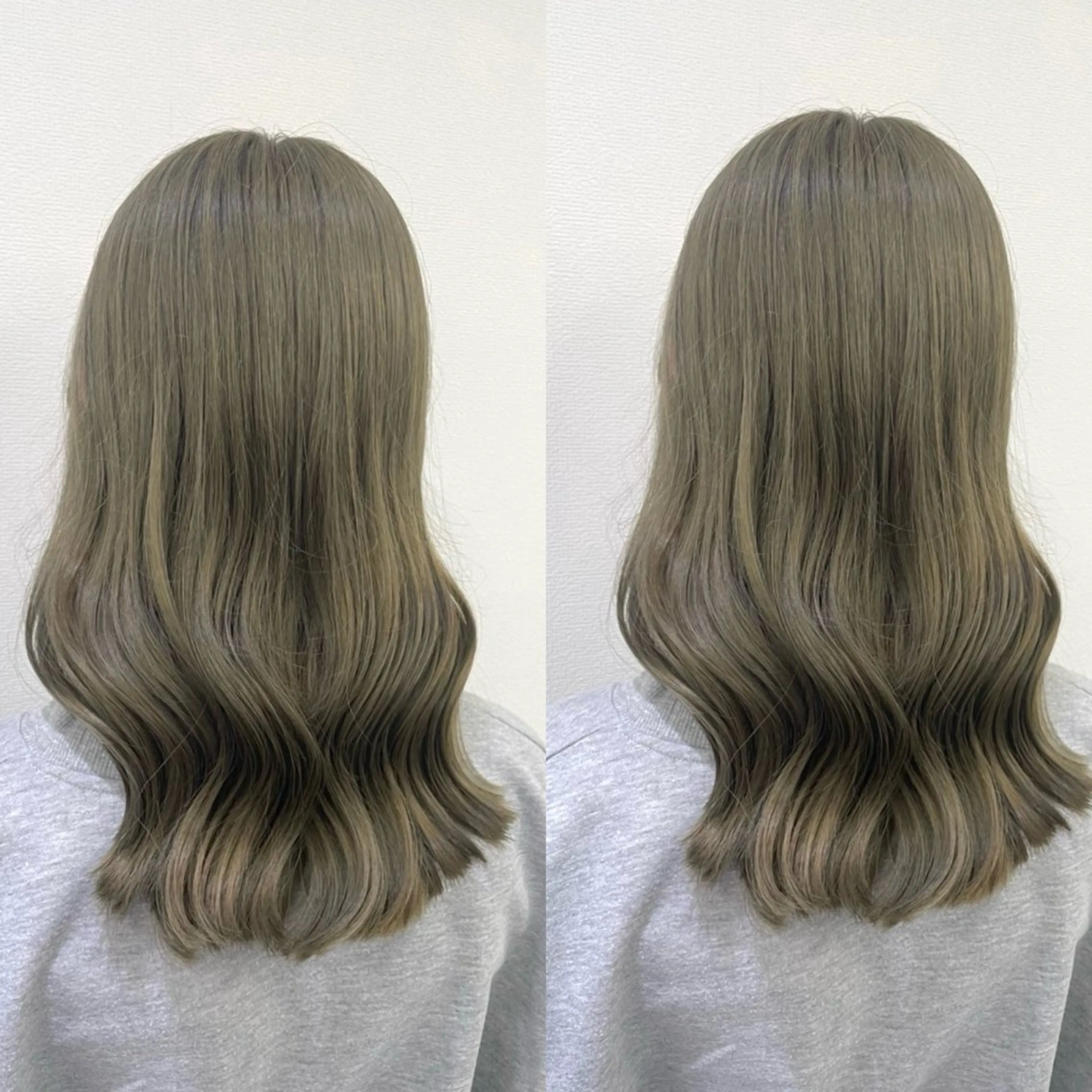 【ブリーチ無しダブルカラー🍥🎀.*·̩͙】カラー(2回)➕ミルボン3stepトリートメント🧴‎◌𓈒𓐍の写真