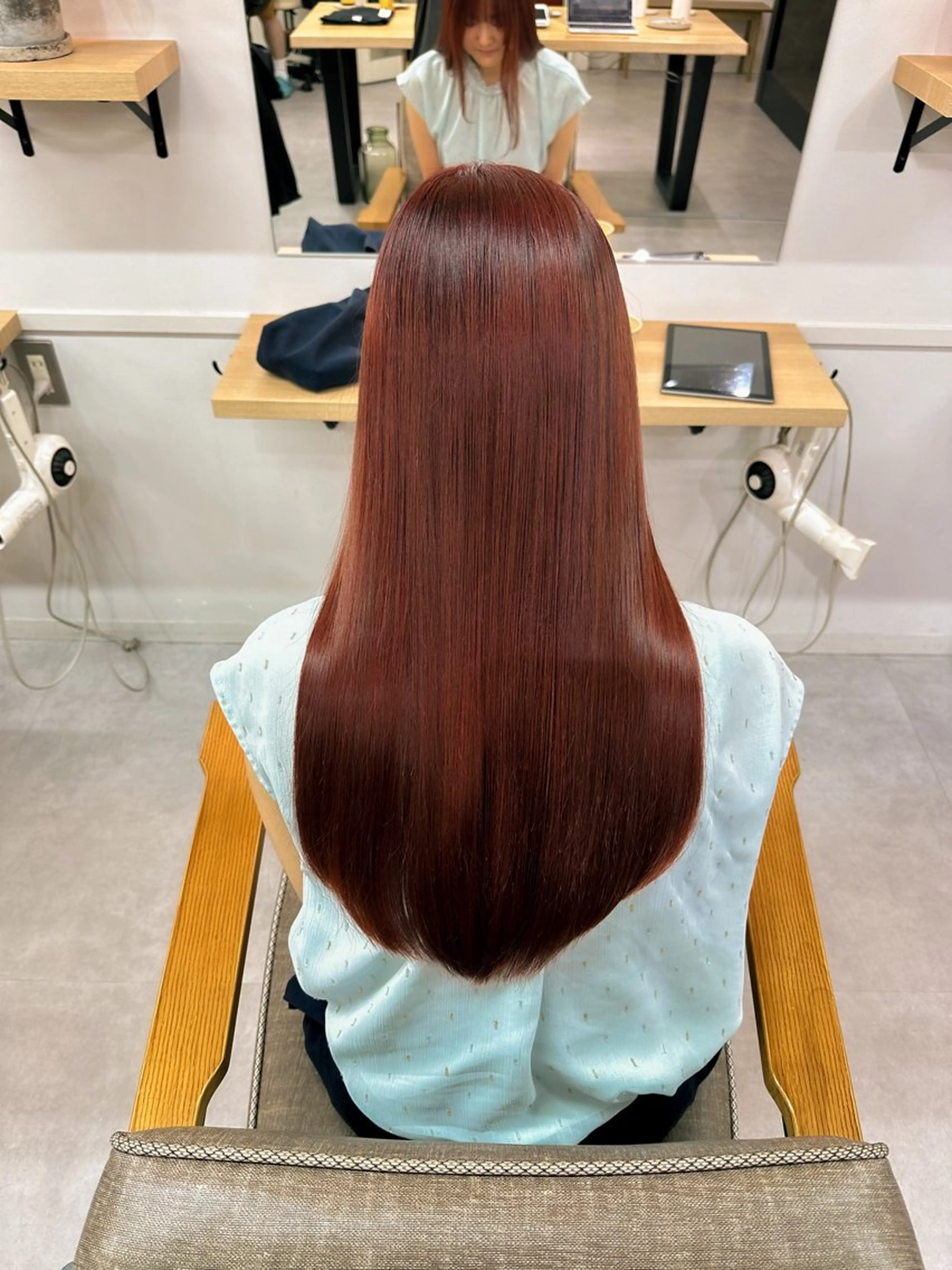 ロング 髪質改善 ロング トリートメント 髪質改善/ストレート 根上のヘアスタイル