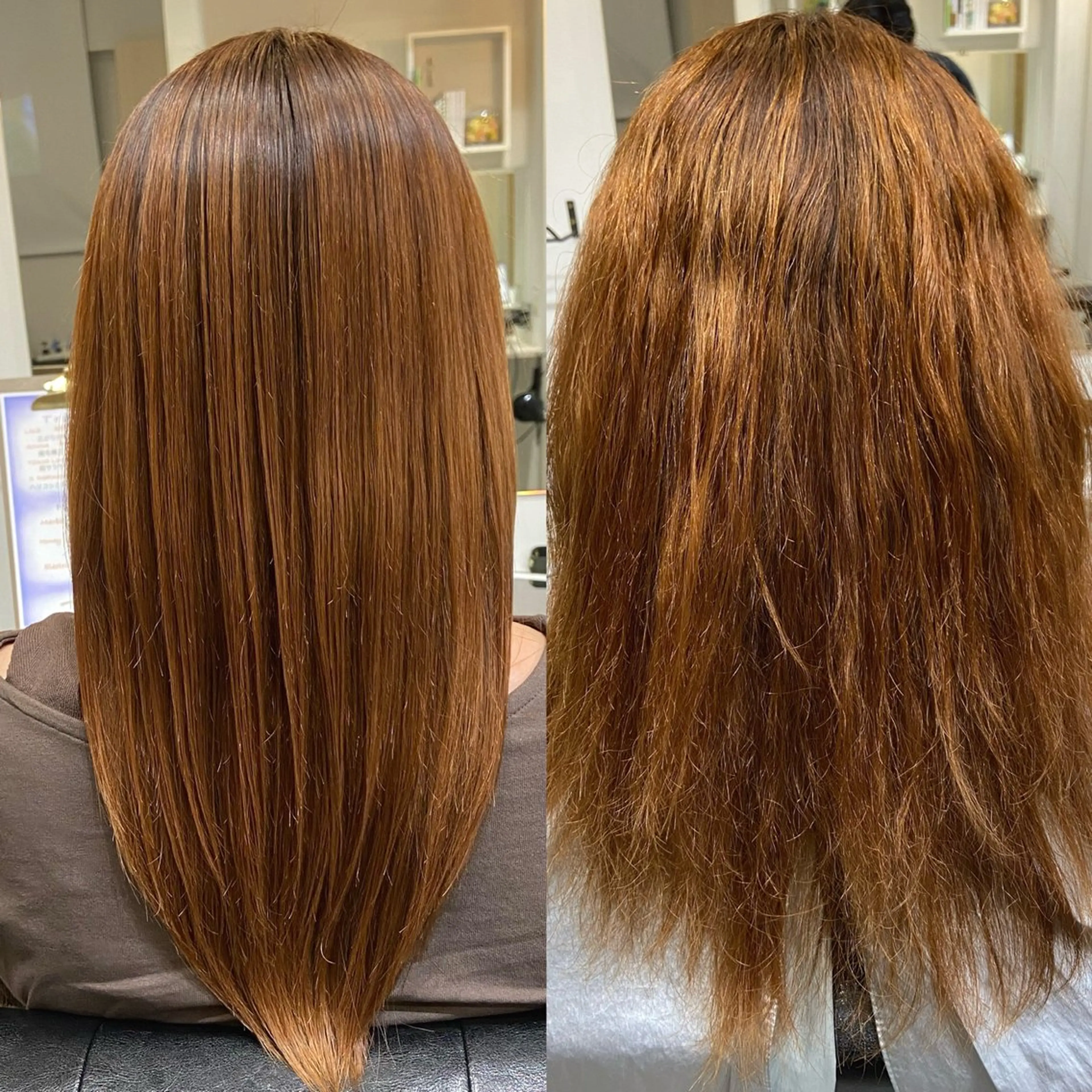 ロング 髪質改善 縮毛矯正 トリートメント 酸性ストレート 酸熱トリートメント 薗部 創生のヘアスタイル