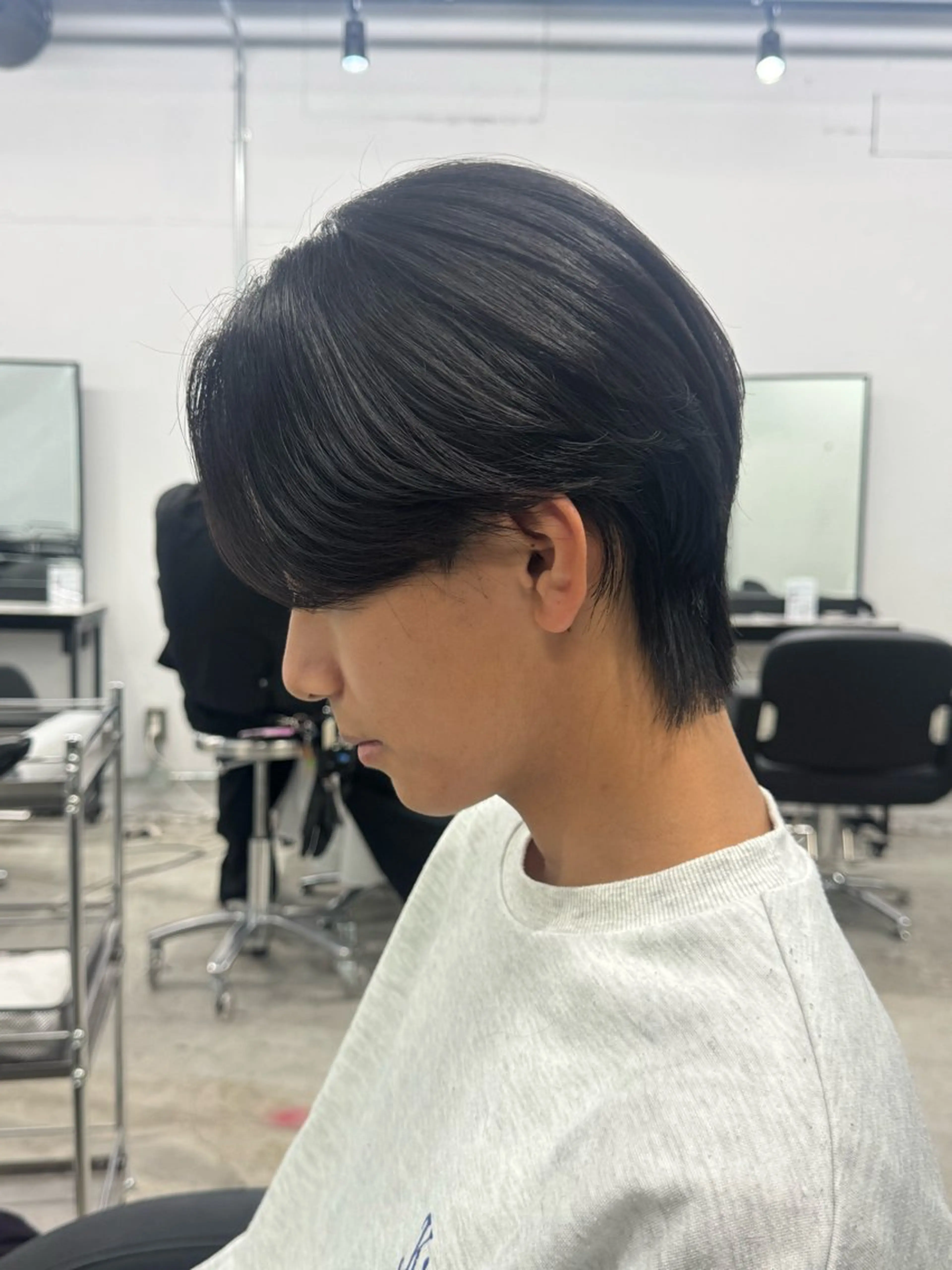 メンズ 縮毛矯正 岩佐 柚太のヘアスタイル