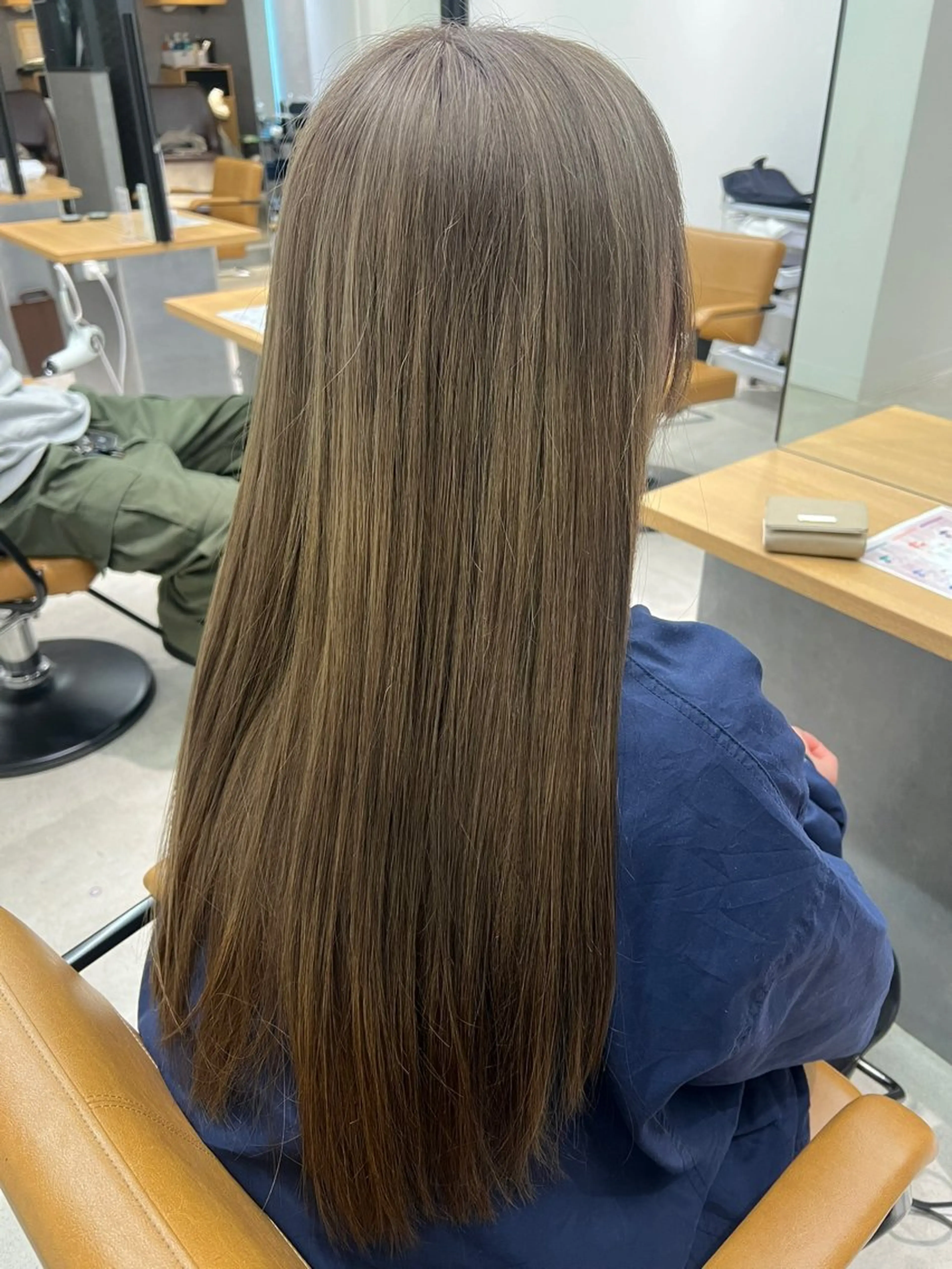 ロング カット ⚡️メンズ高支持⚡️ 知念夢華のヘアスタイル