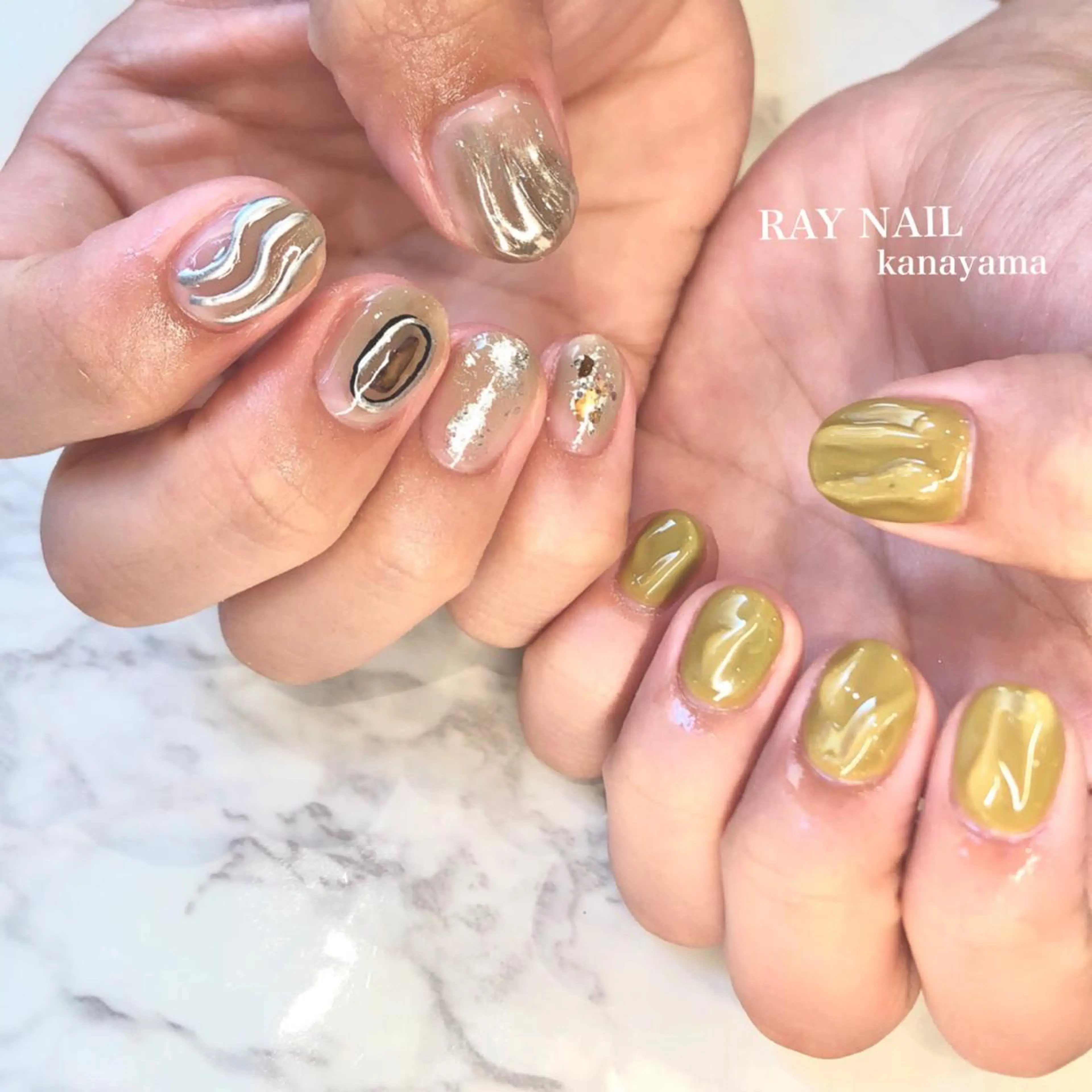 ネイル Arowa 伊田のネイルデザイン