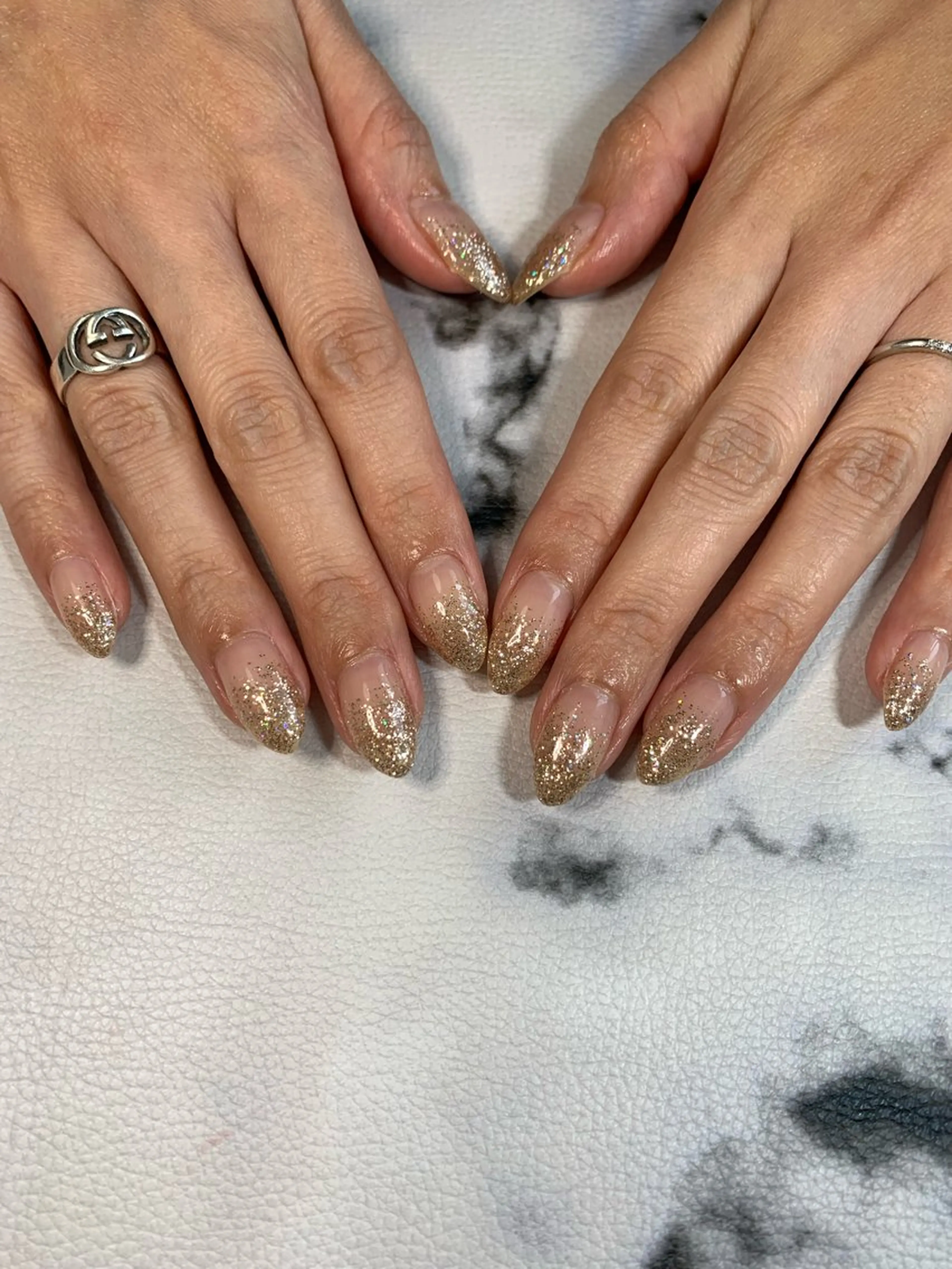 グラデーションネイル💅マグネットに変更可能の写真