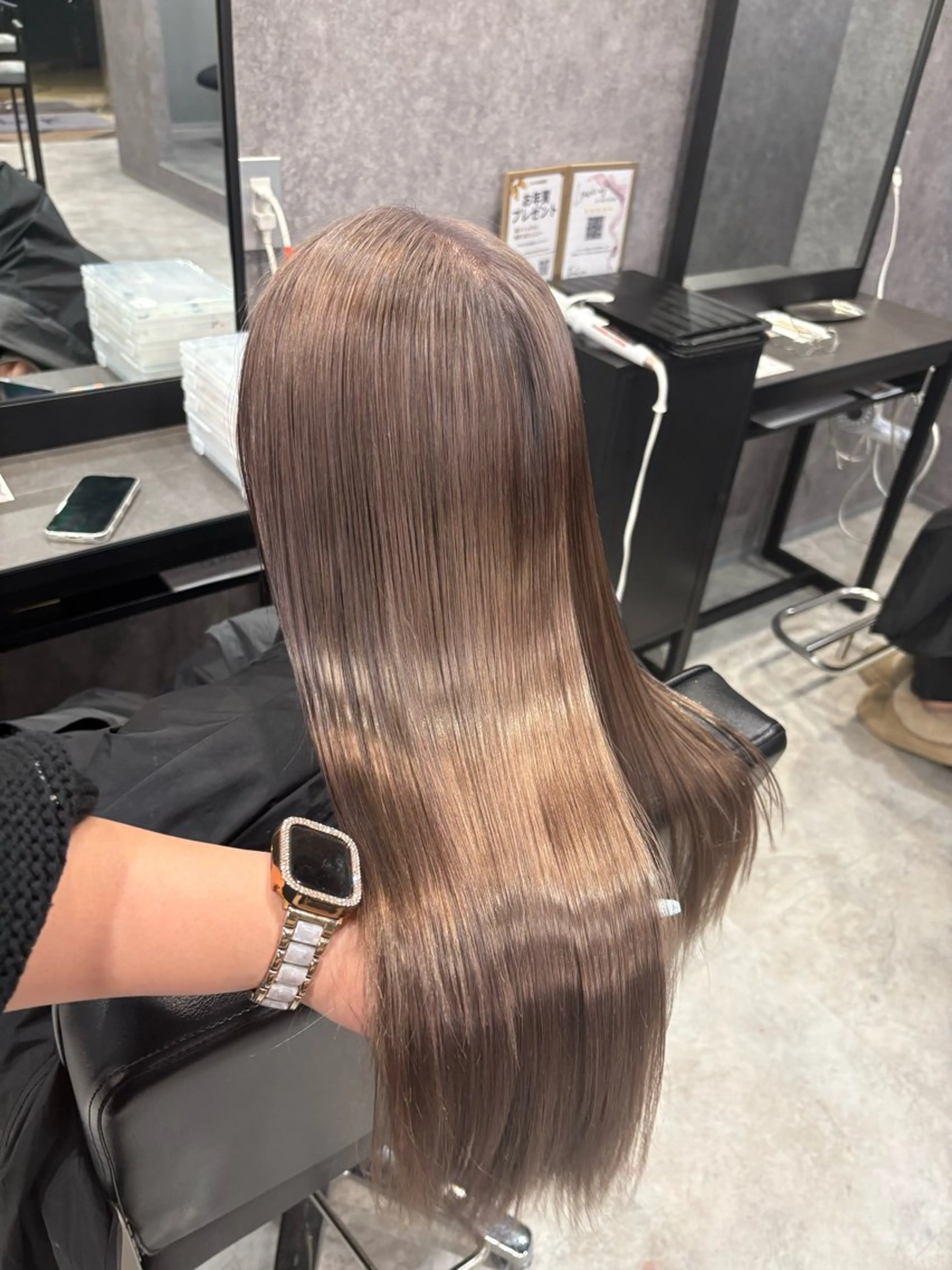 ロング トリートメント ink mocaのヘアスタイル