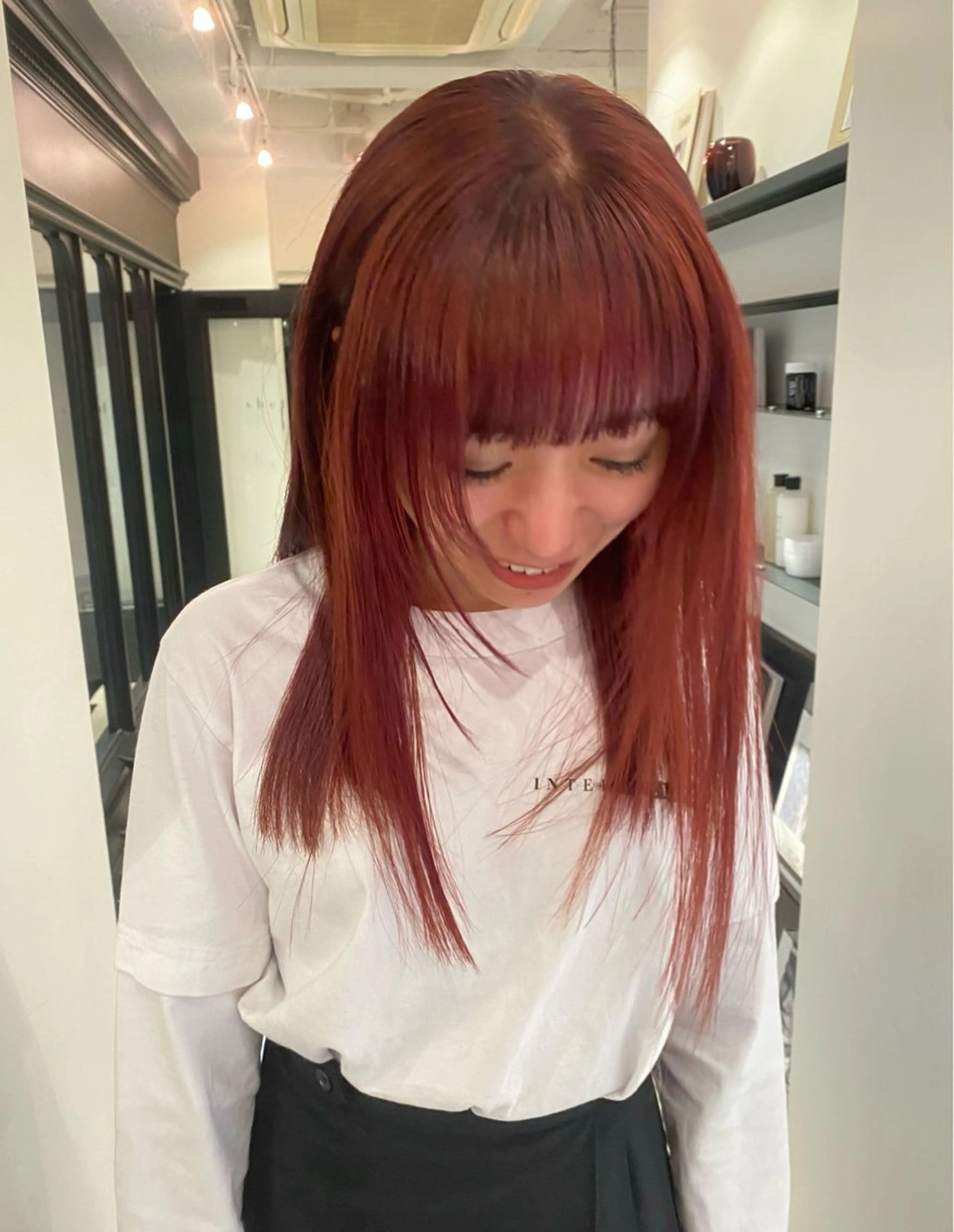 ミディアム Tomoka🐶🌟 似合わせカット✂︎のヘアスタイル