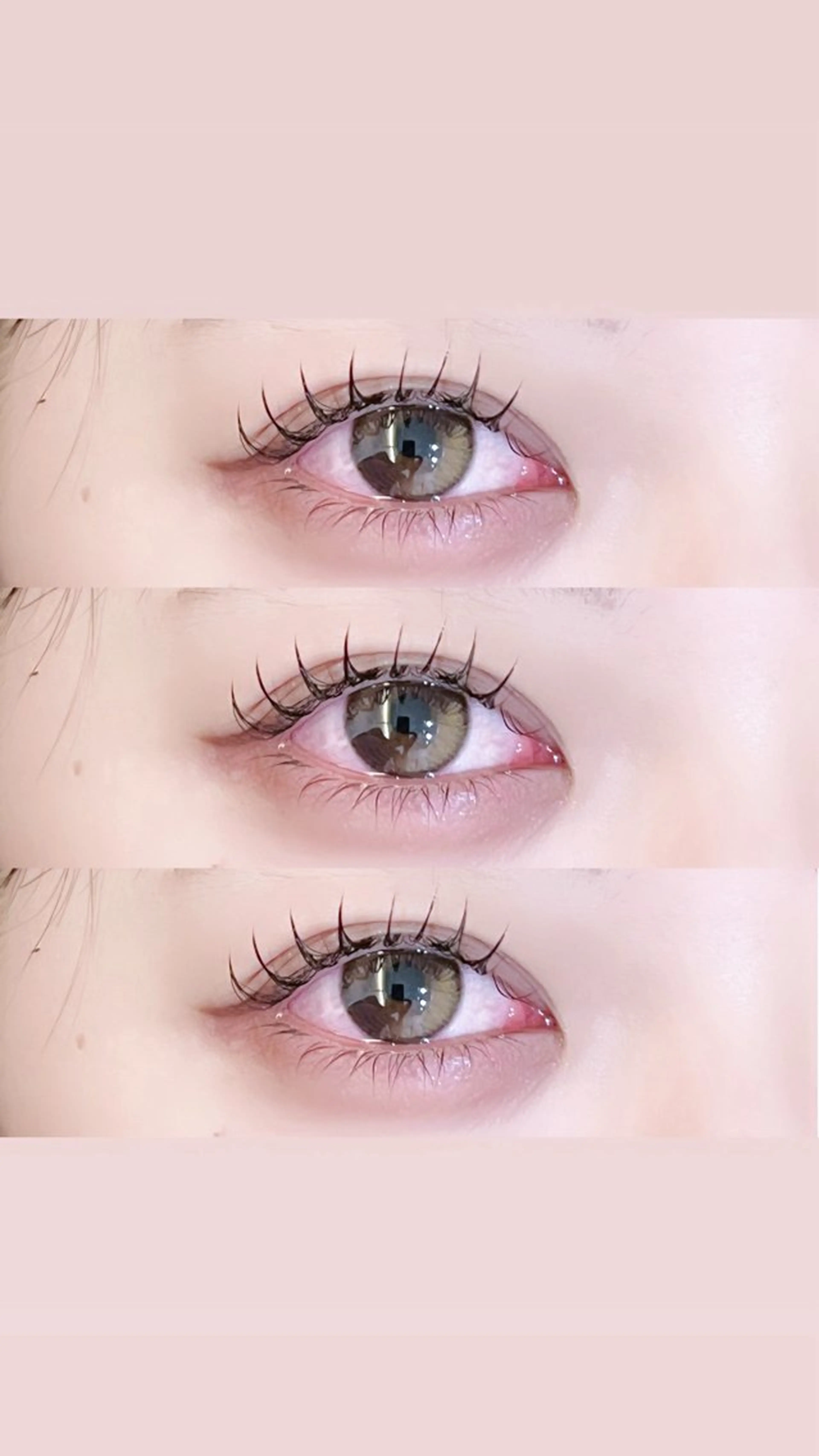 マツエク・マツパ 束感まつ毛 フラットラッシュ ナチュラル レイヤーカット┊ 透 明感カラー┊ YUIのヘアスタイル