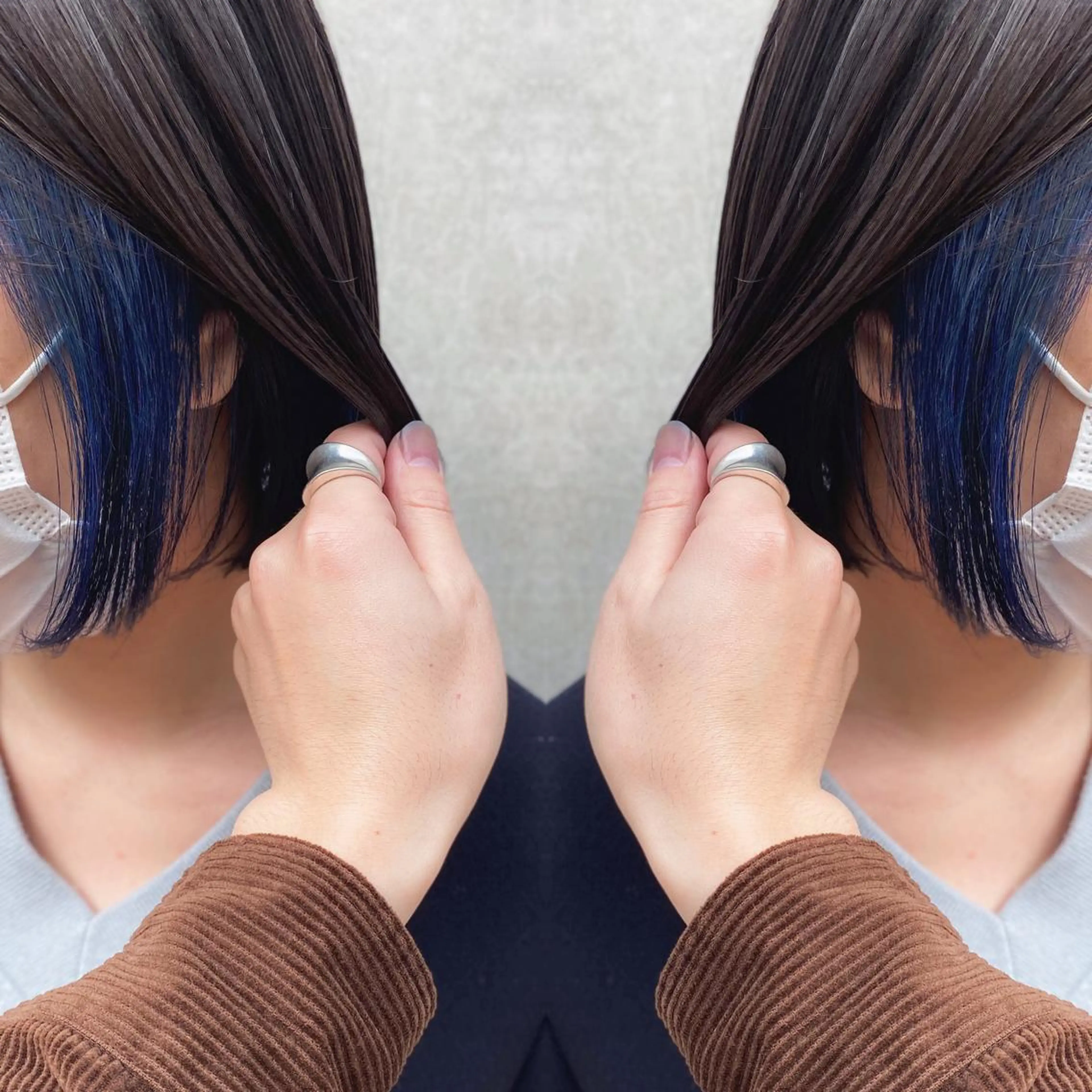 ショート カラー ヘアアレンジ インナーカラー ボブ カット ヘアカラー トリートメント 竹内啓太 ボブのヘアスタイル