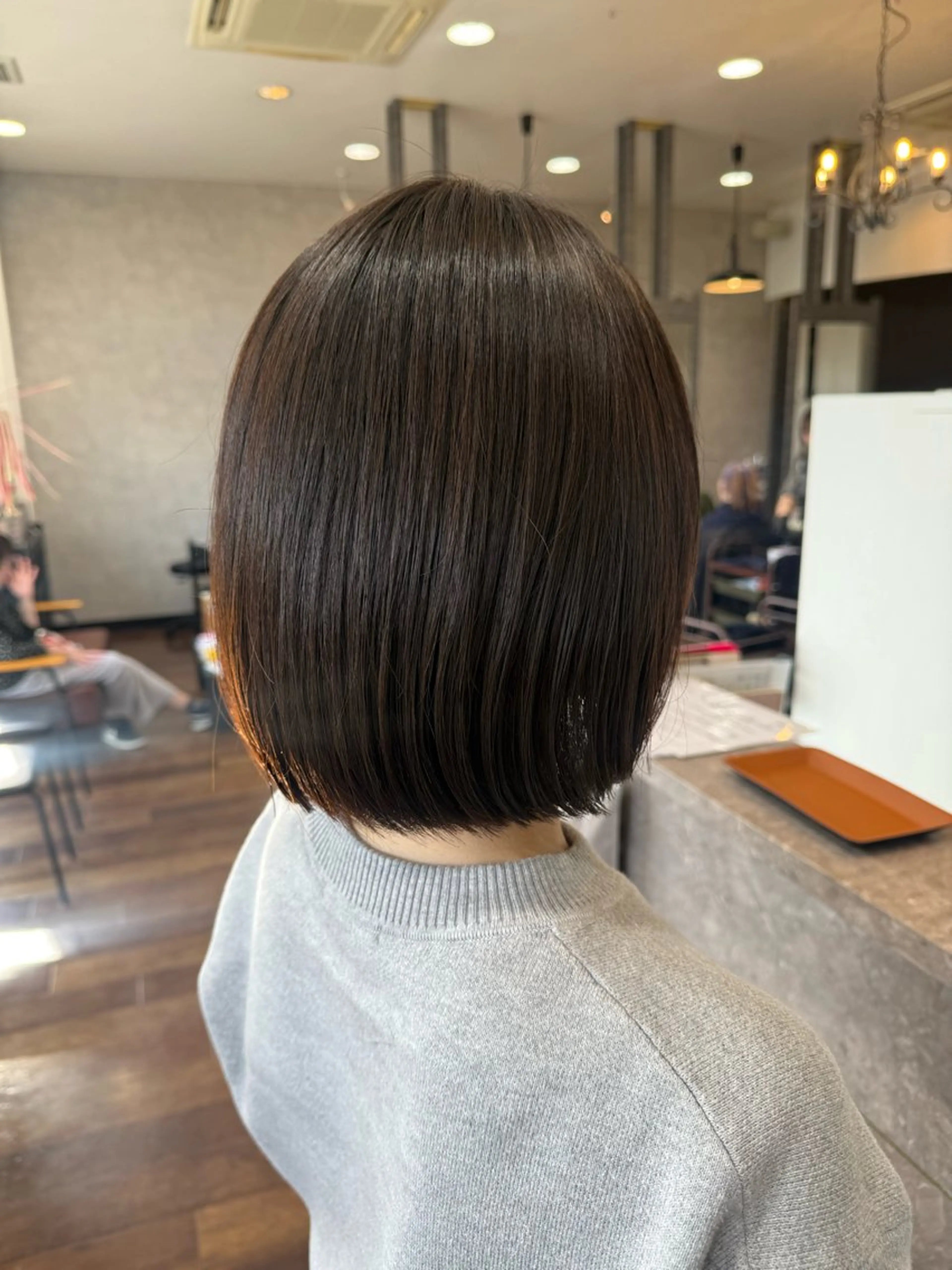 ショート ボブ カット レイヤー/コテパーマ 松本　希愛のヘアスタイル