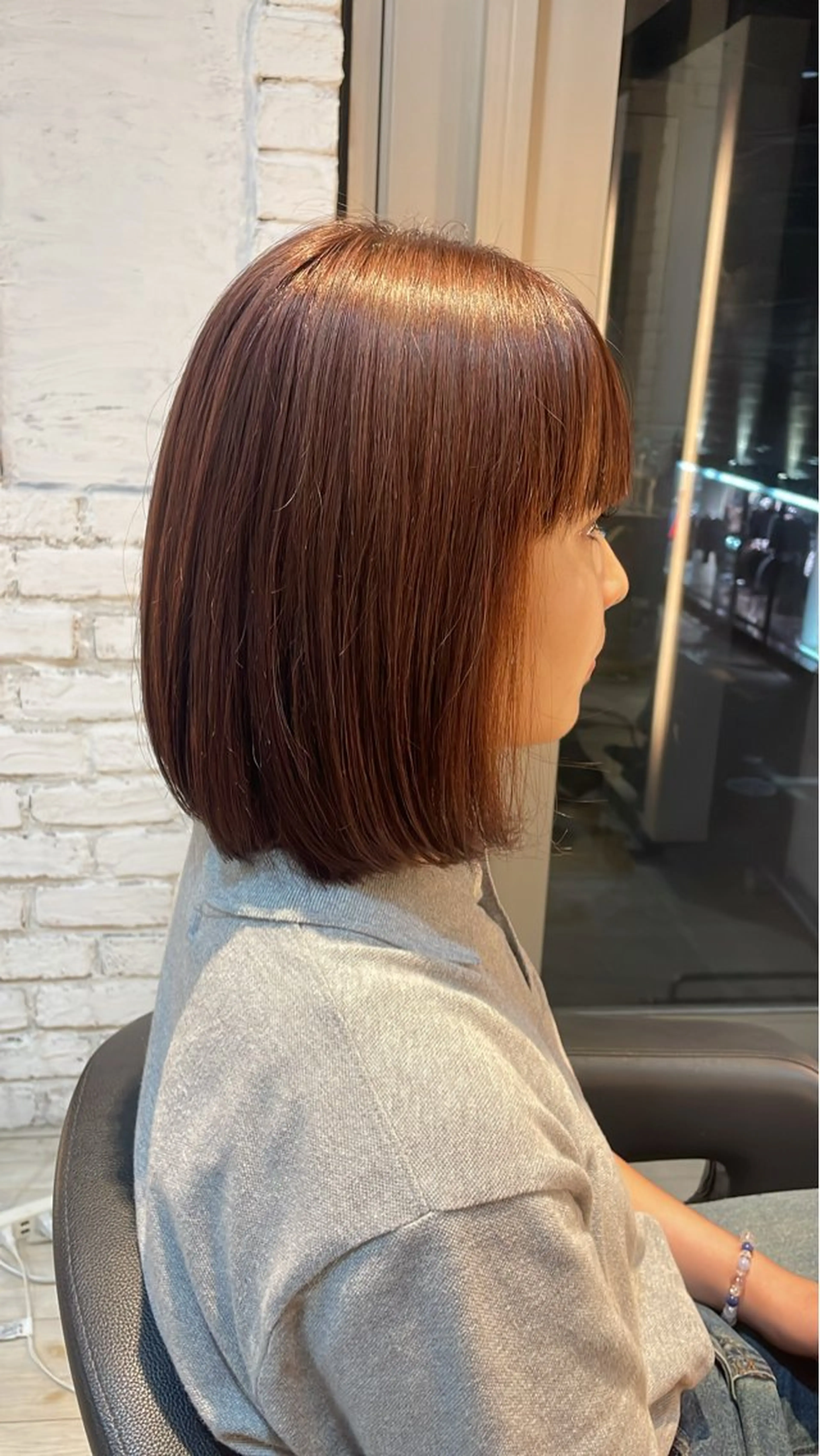 ショート カラー ブリーチ ヘアカラー トリートメント ブリーチ/髪質改善/ ハイトーン/暖色のヘアスタイル