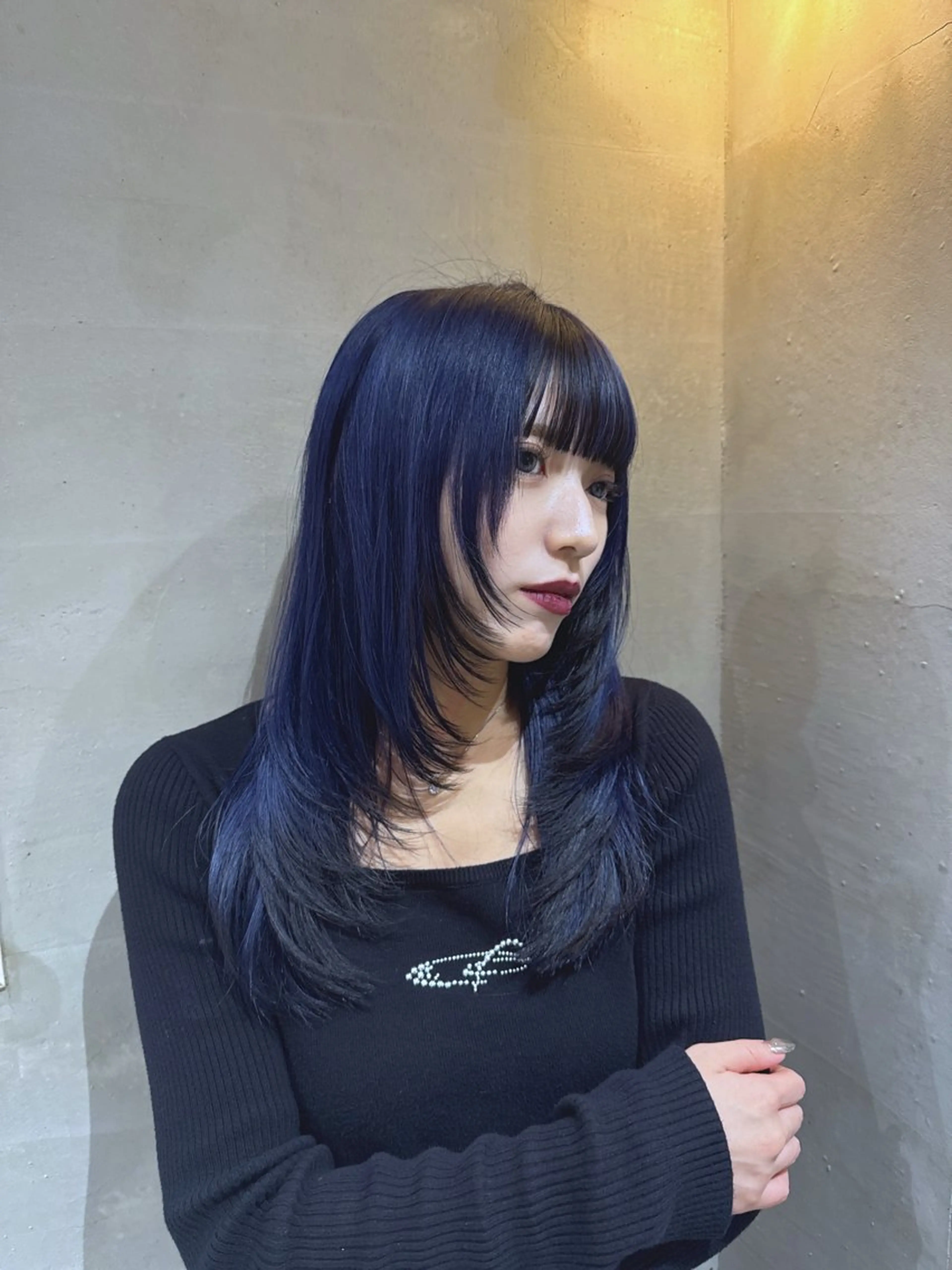 セミロング カラー カット ヘアカラー トリートメント レイヤー×髪質改善 マネージャー安藤光司のヘアスタイル