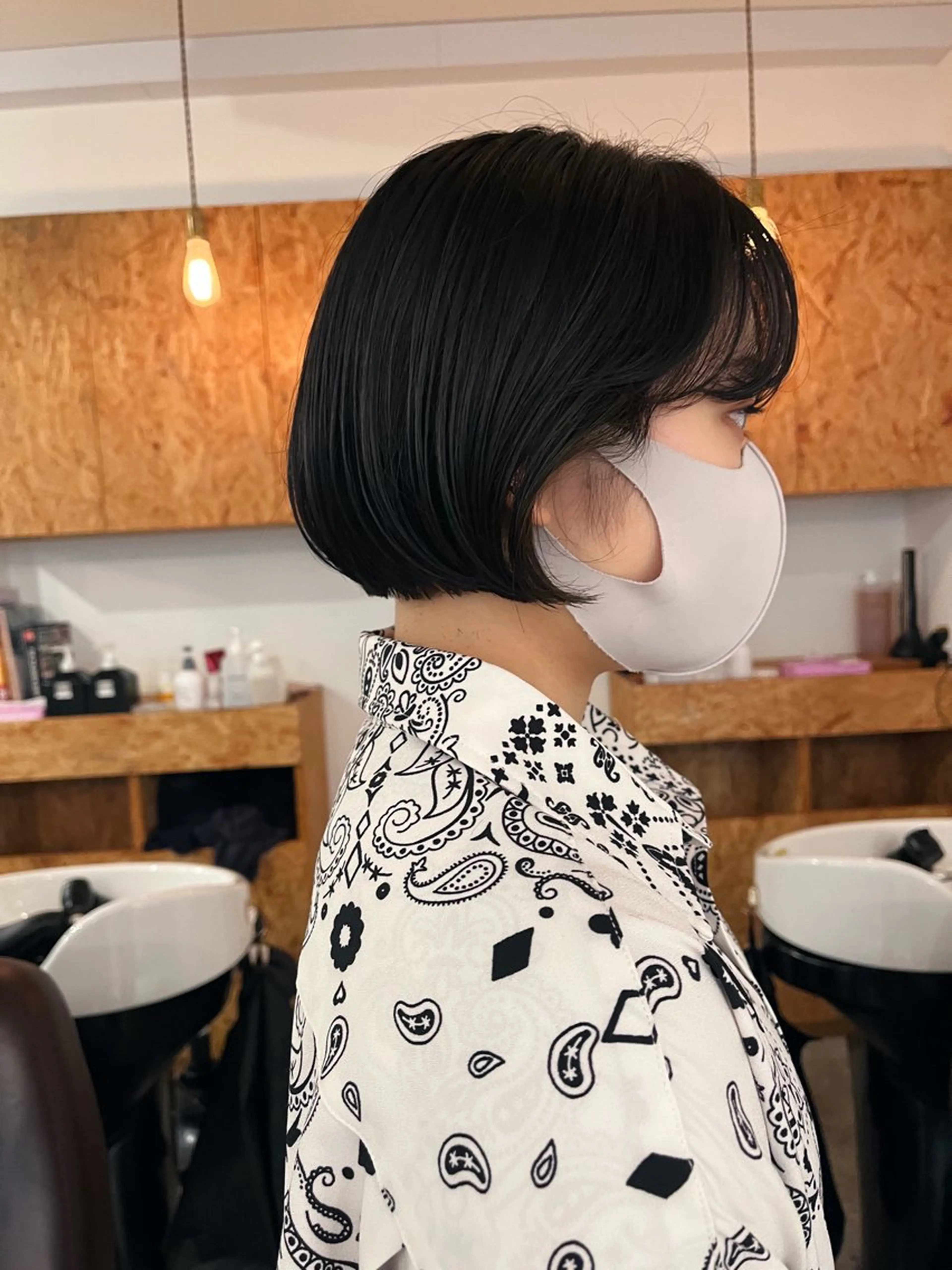 ショート ボブ ショートヘア 暖色/パーマ 🌼クニトウメイのヘアスタイル