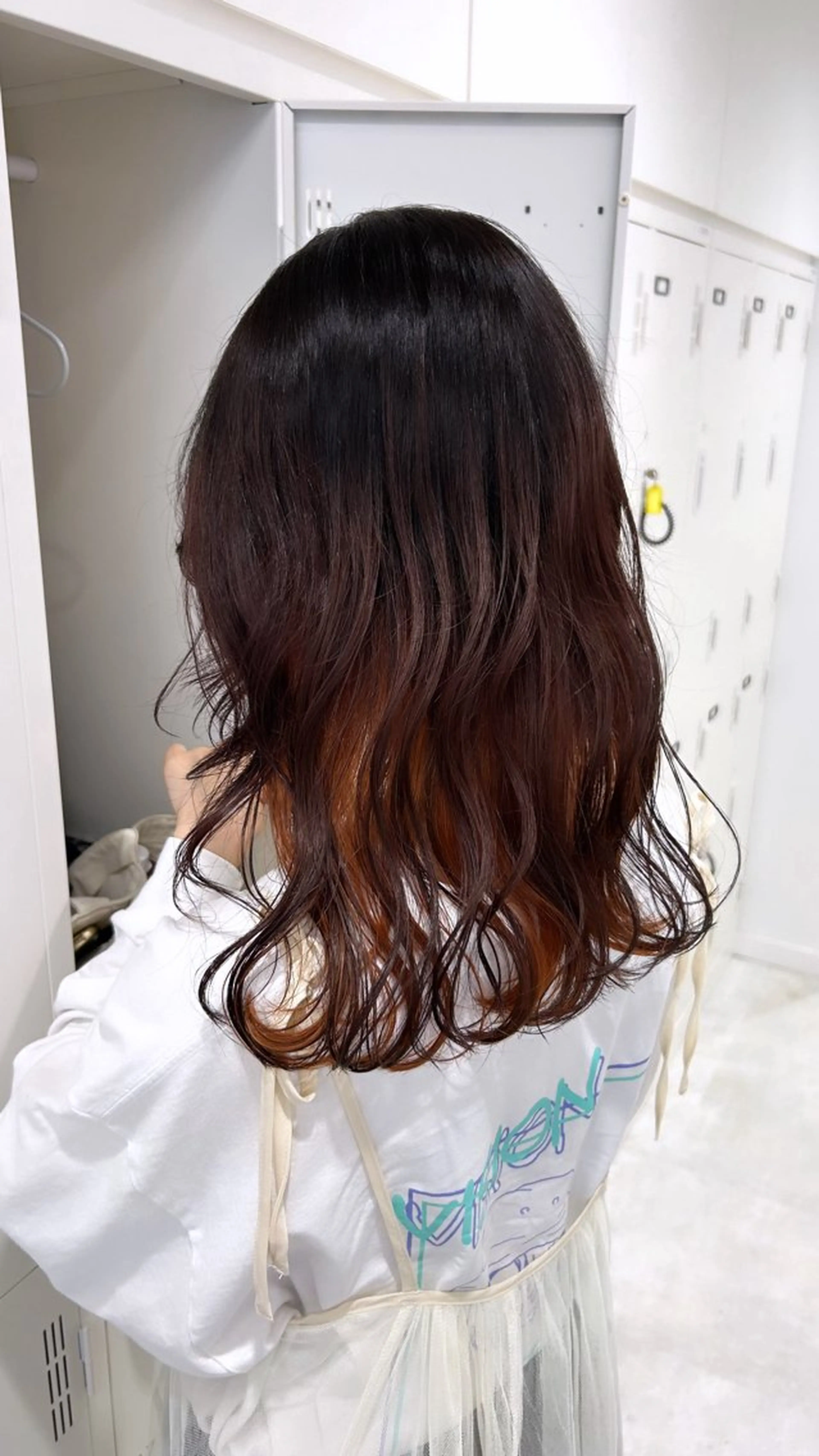 セミロング 透明感ハイトーン特化 /ケアブリーチ/莉駒のヘアスタイル