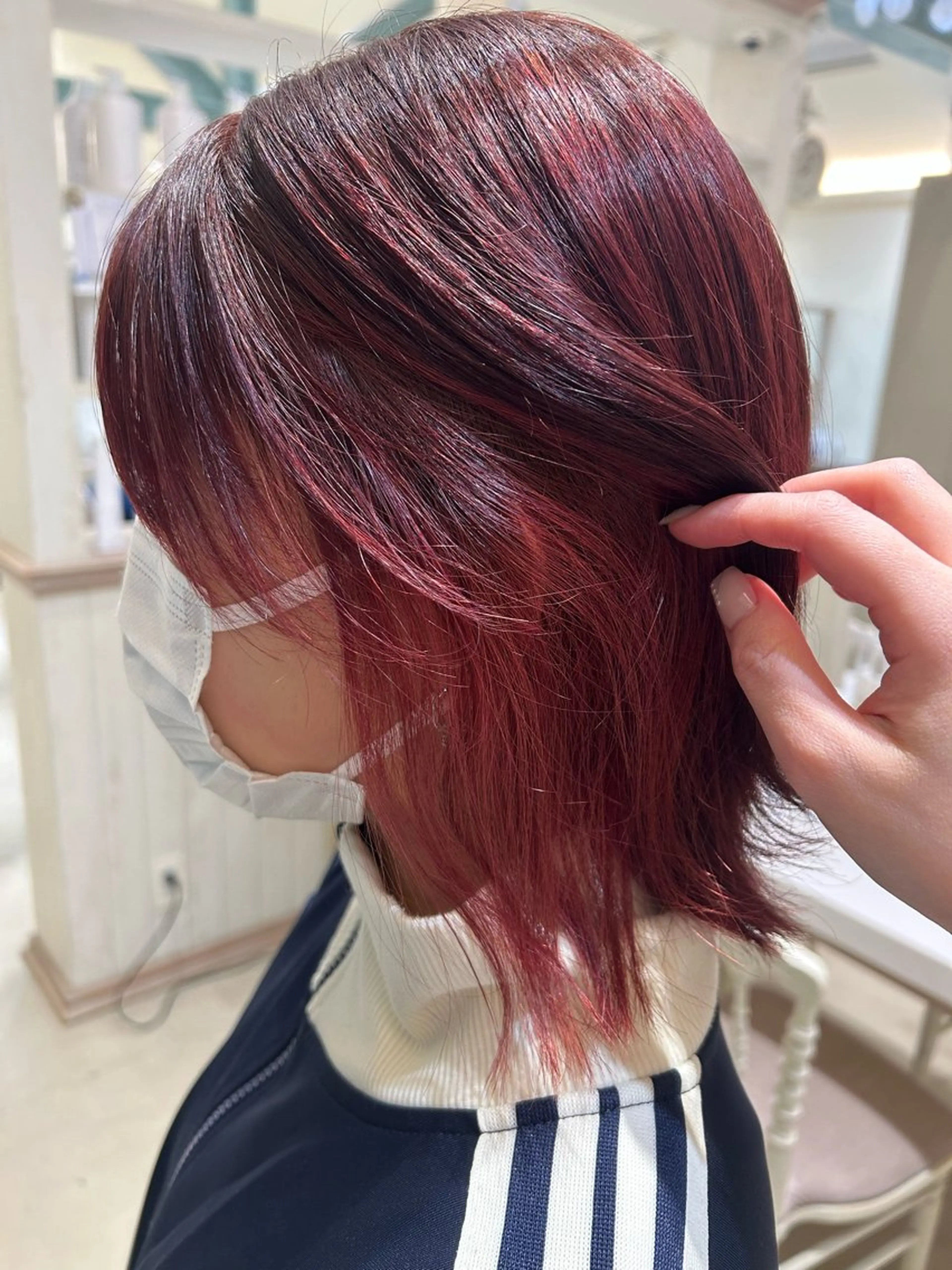 カラー 若林 沙樹のヘアスタイル