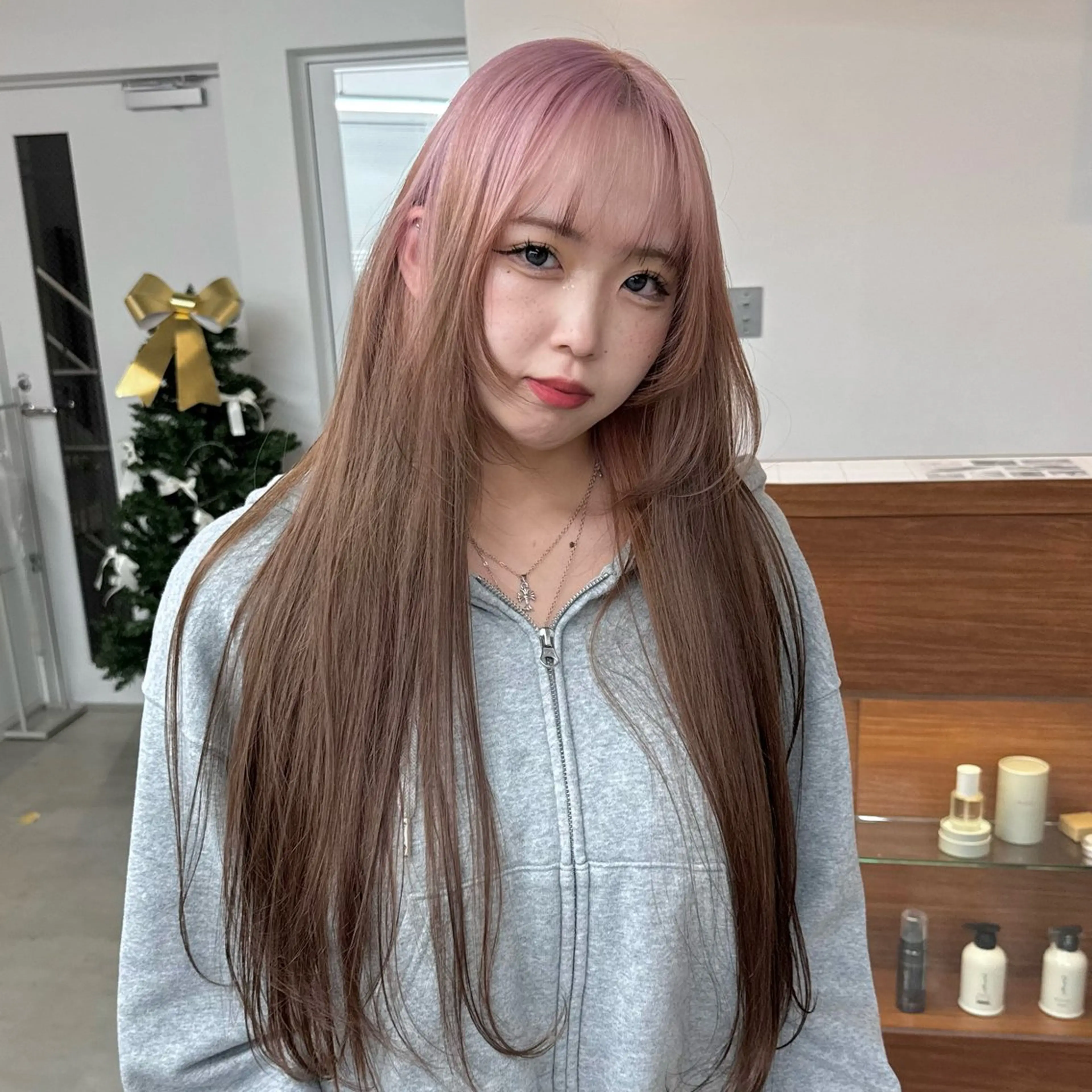 ロング カラー エクステモデル募集 💗大阪梅田/川上のヘアスタイル