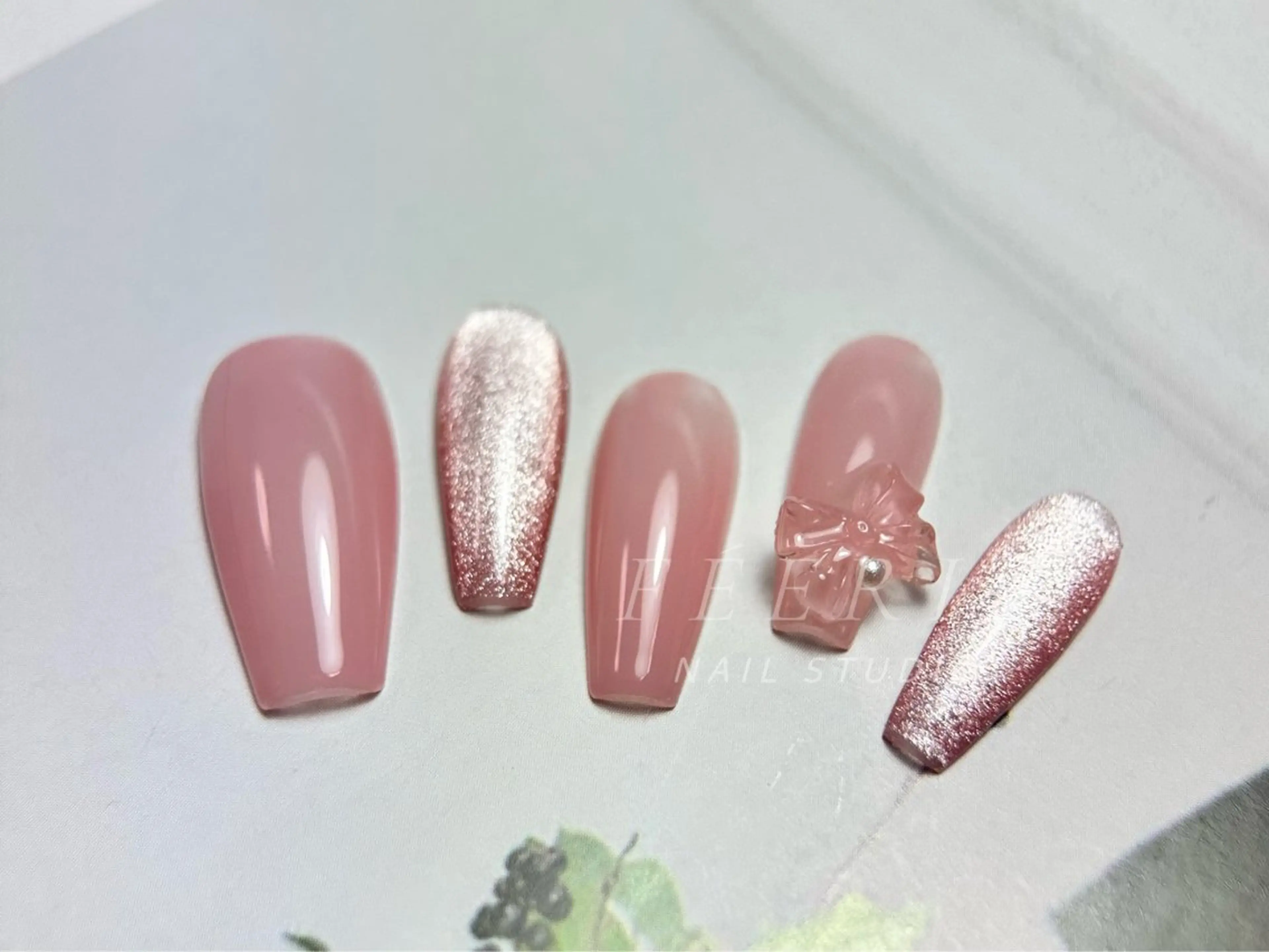 ネイル 成人式 長さ出し フットネイル フレンチネイル ジェルネイル ハンドネイル ハンドケア nail salon Feerieのネイルデザイン