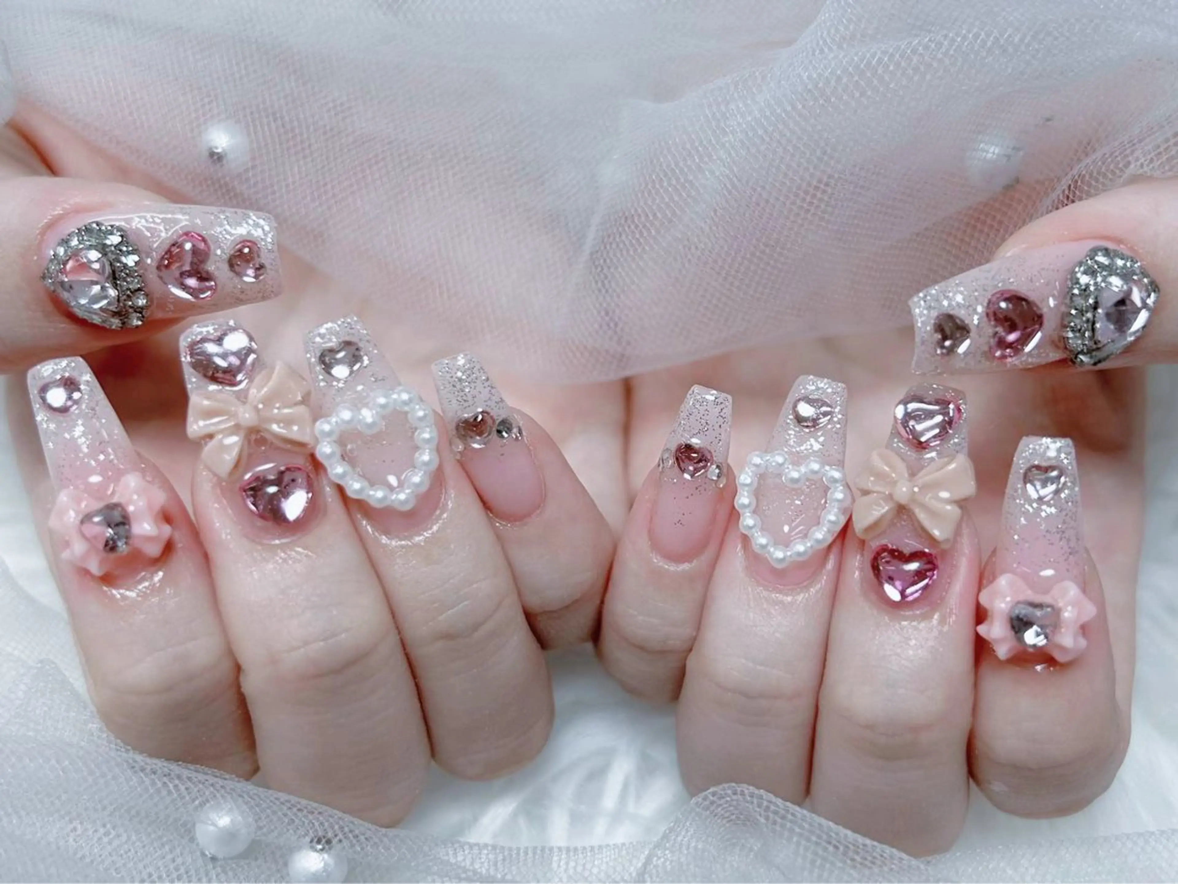 ネイル 🎀も ものネイルデザイン