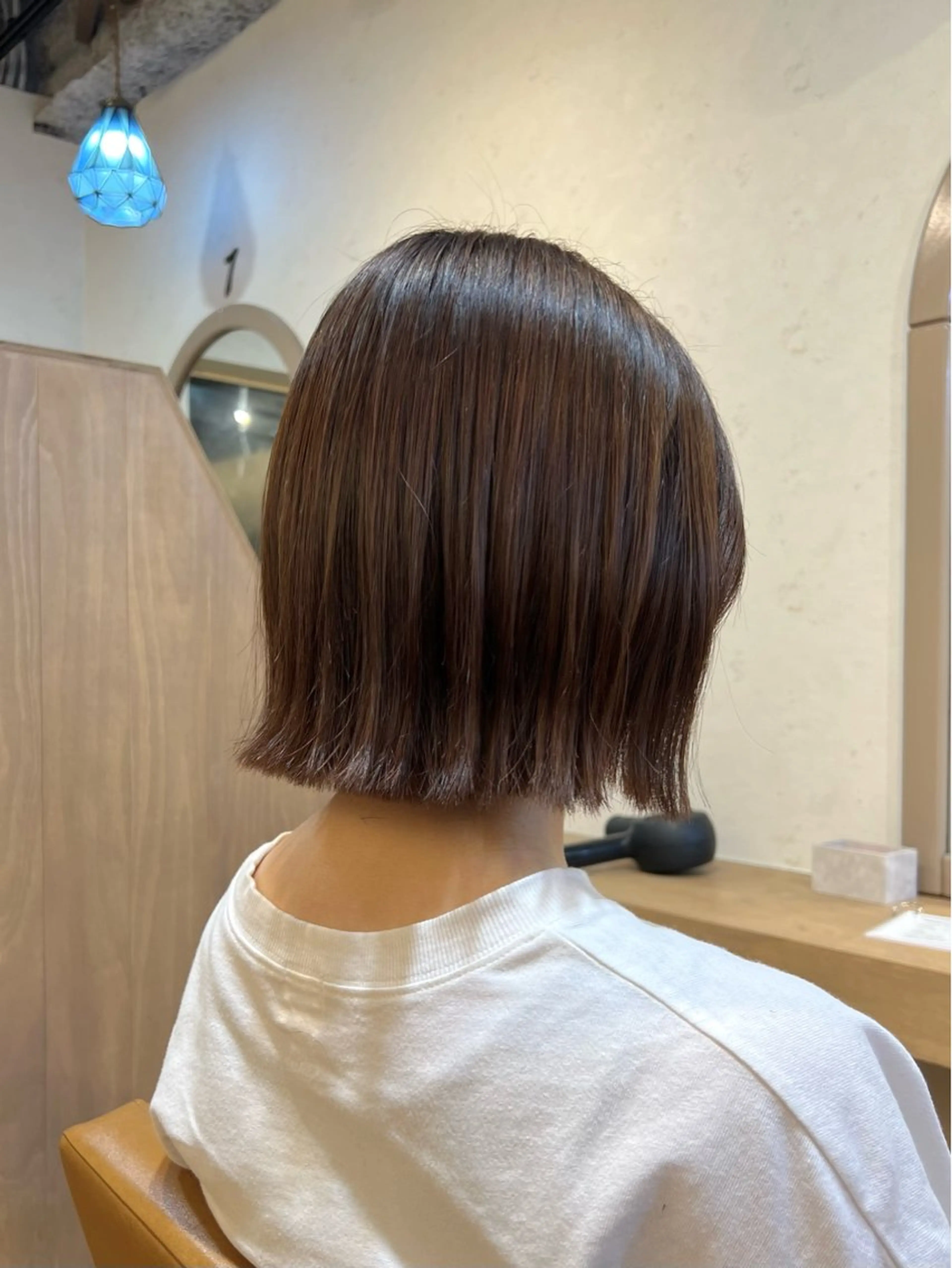 ショート カラー ボブ カット ヘアカラー トリートメント 神戸ボブ✂️ ioe三宮/田 伸佳のヘアスタイル
