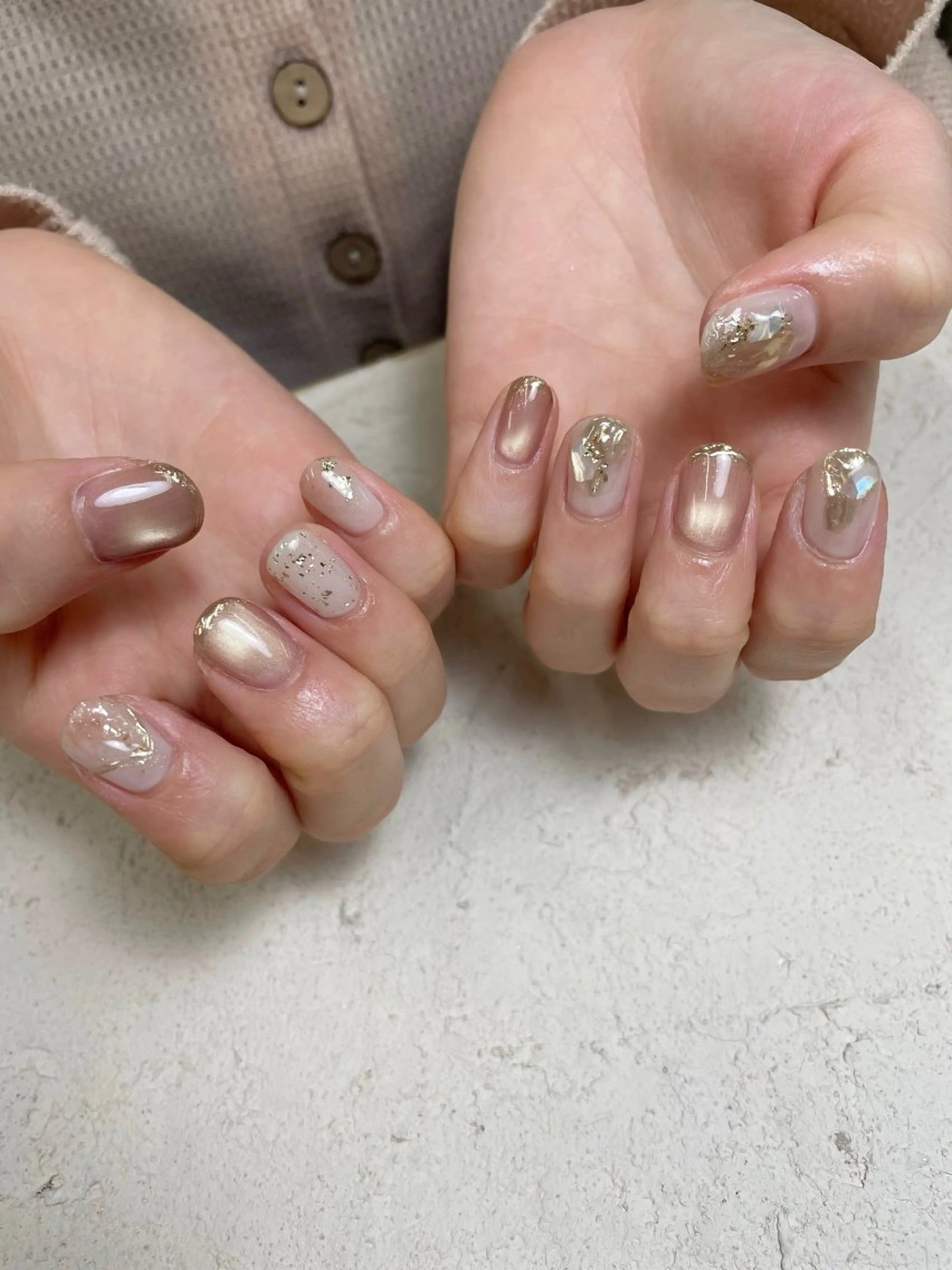 ネイル ハンドネイル nuás ニュアーズ  miaのネイルデザイン