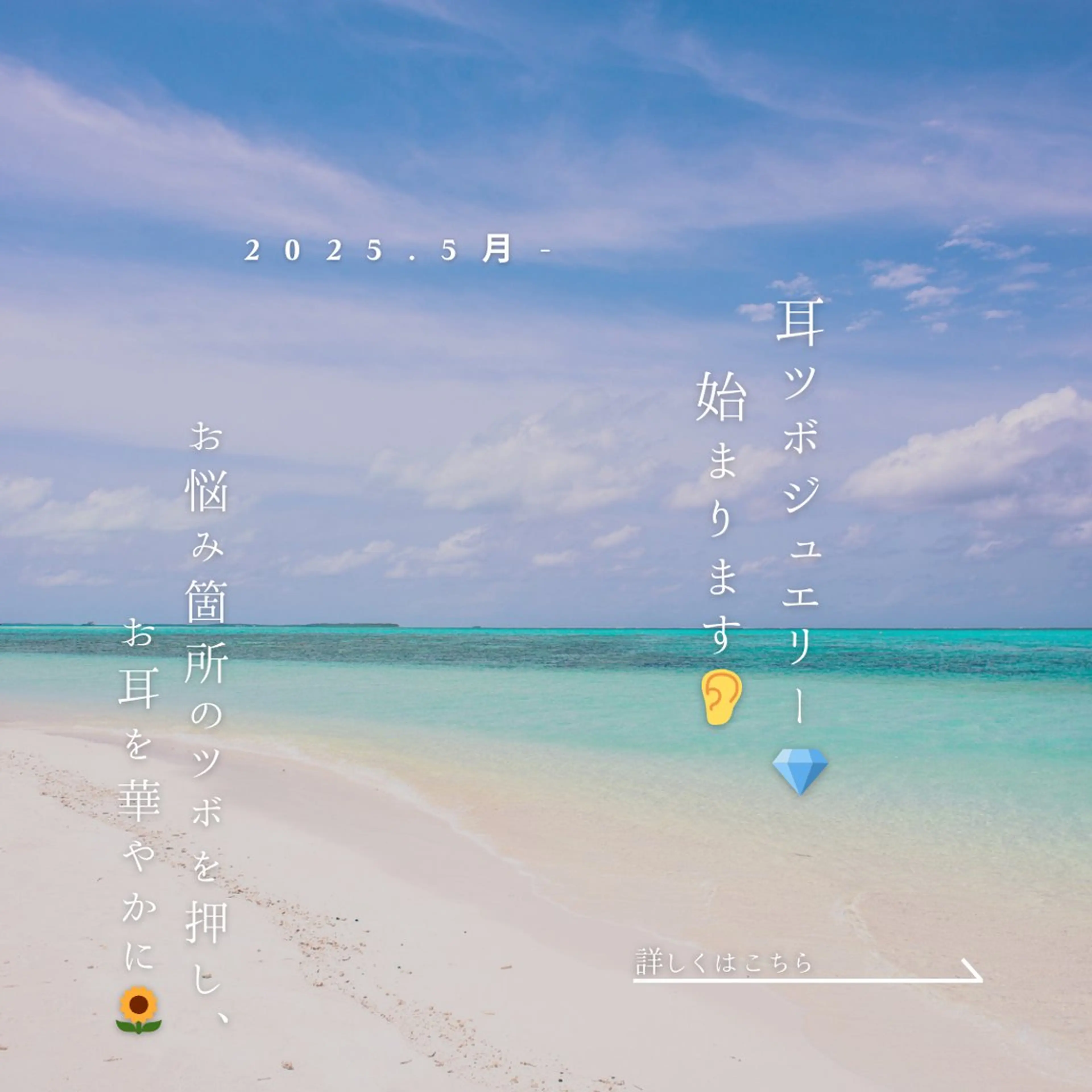 【耳元で輝く✨】耳ツボジュエリー💎👂ジュエリーあり💎の写真