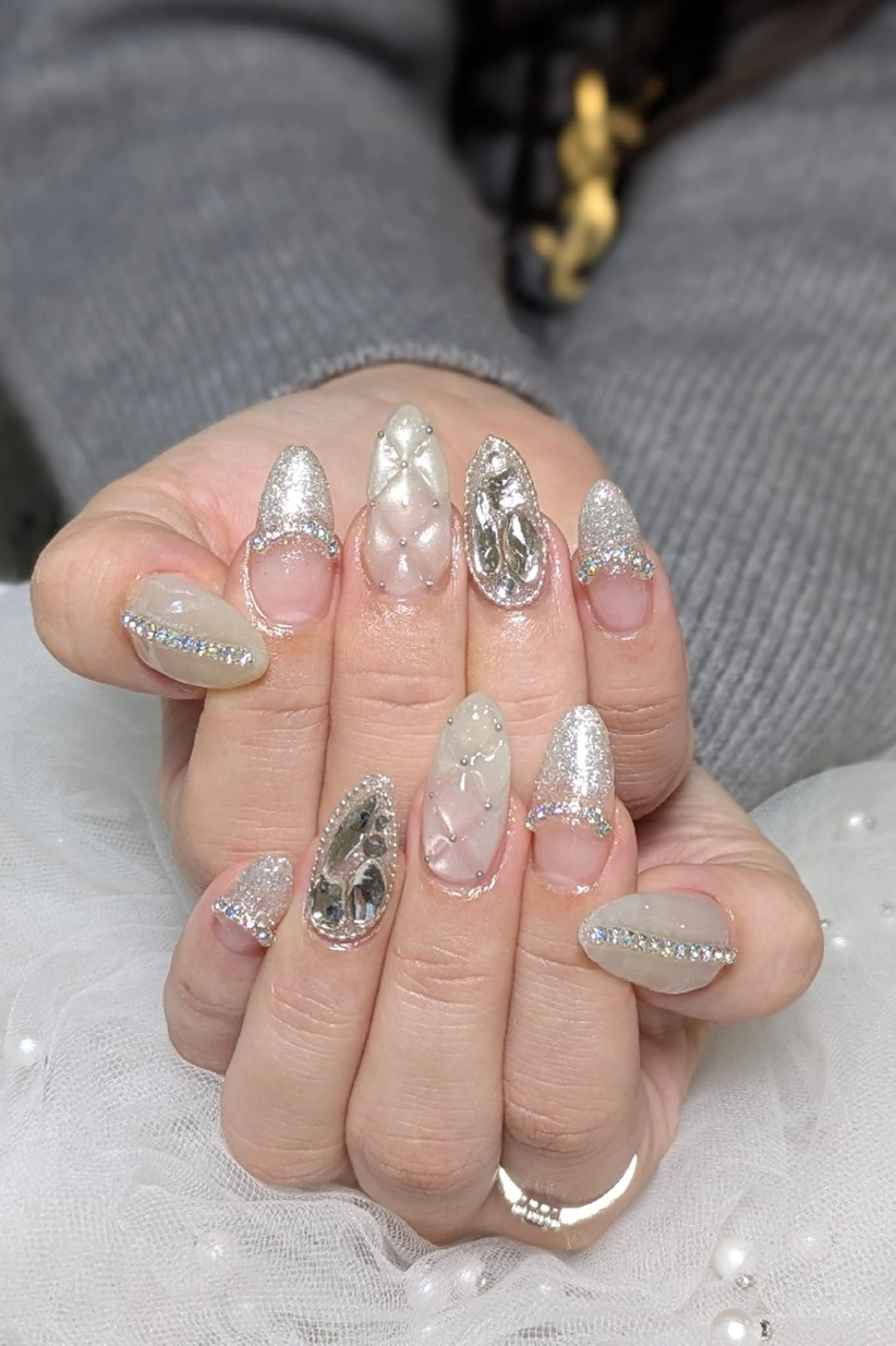 ネイル 持ち込み シンプルネイル ハンドネイル m&pPrivate nailsalonのネイルデザイン