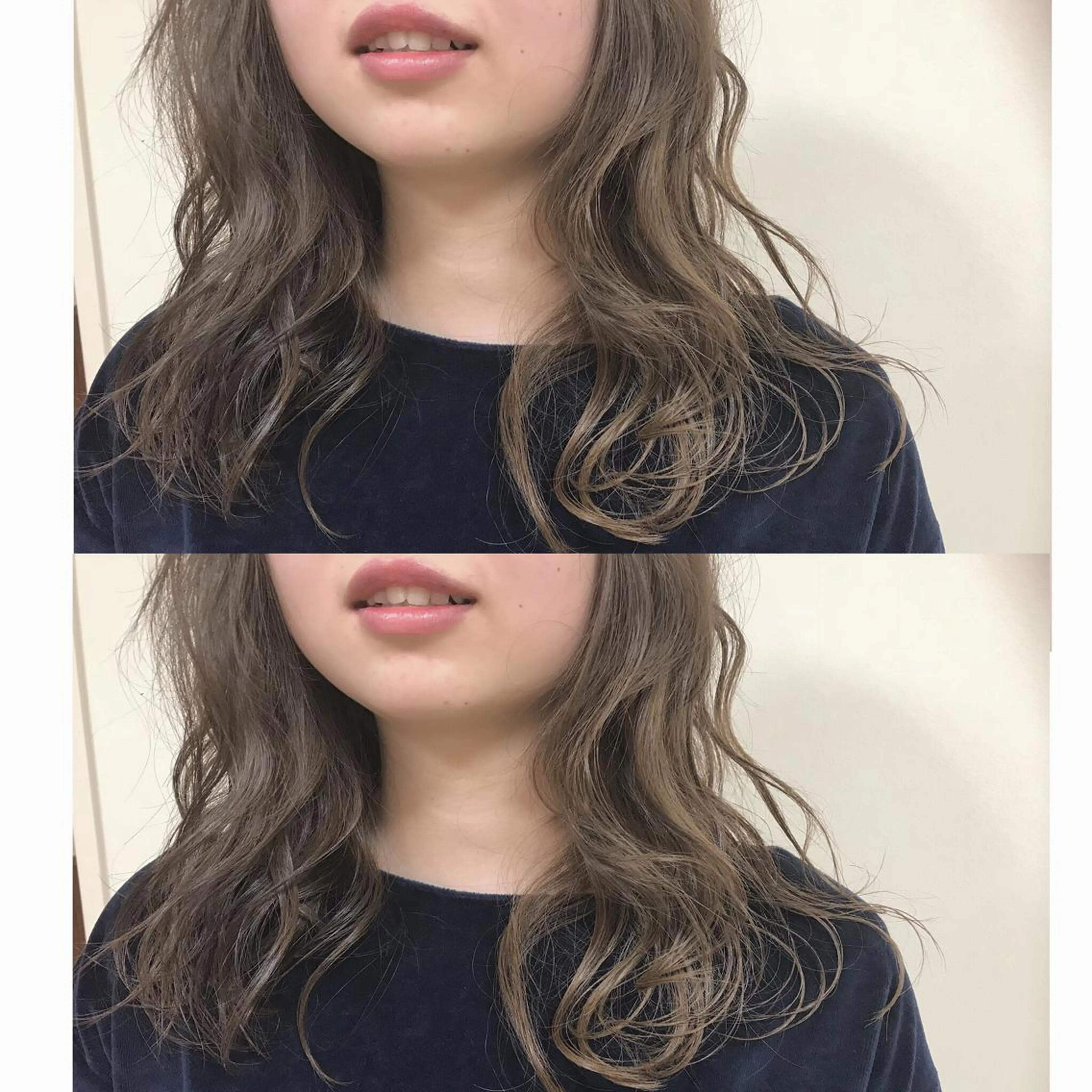 セミロング カラー アッシュ ベージュカラー enurk店 🍋 M I K U  *のその他イメージ