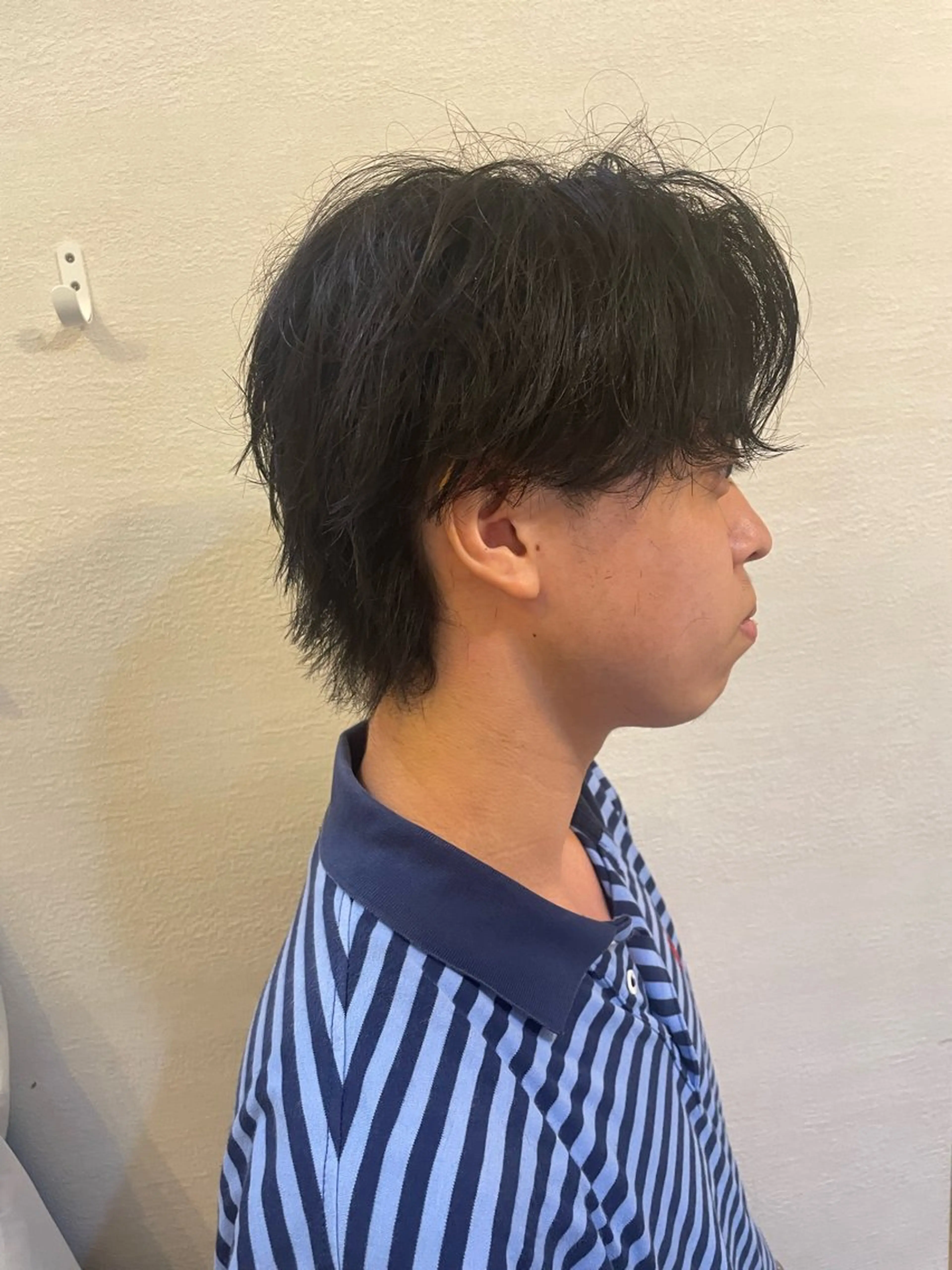メンズ センターパート マッシュ メンズパーマ メンズツイストパーマ ツーブロック カット ヘアセット 心斎橋/メンズ /ルレイル/地形真希のヘアスタイル