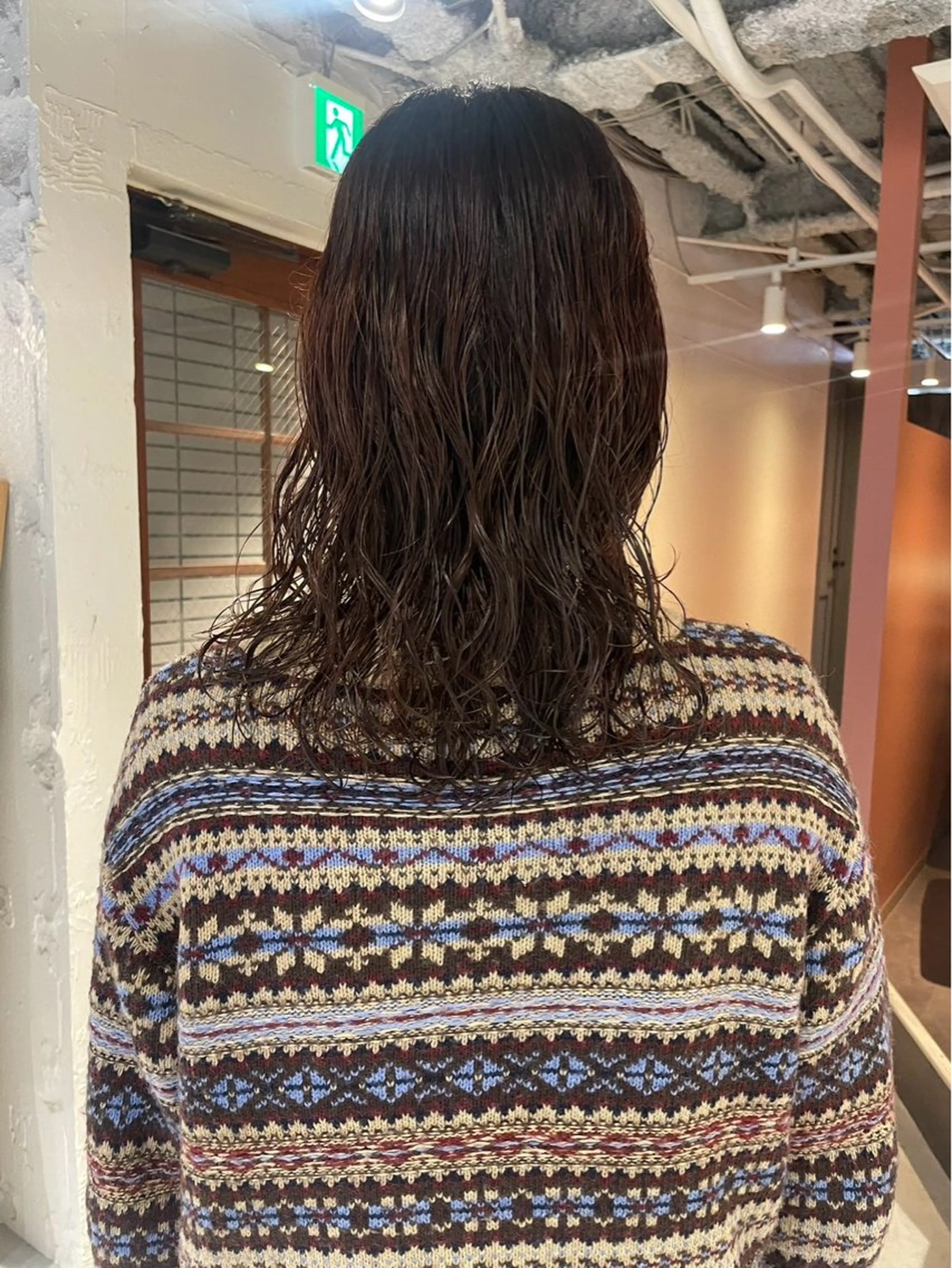 セミロング パーマ カット パーマ カットモデル募集/ 石川絢佳🍓⸝⸝꙳のヘアスタイル