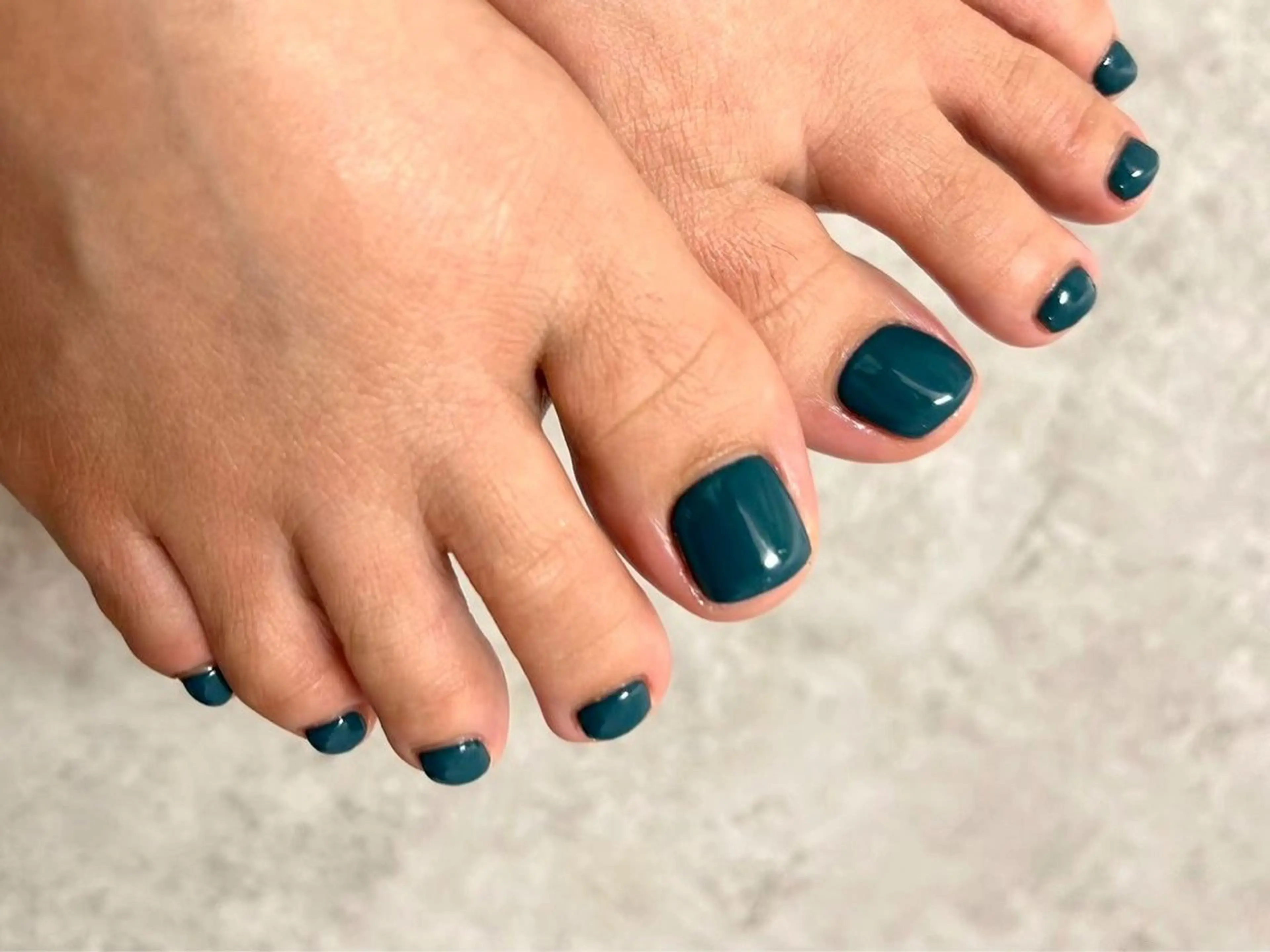 ネイル フットネイル ワンカラーネイル Bonheur _IROのネイルデザイン