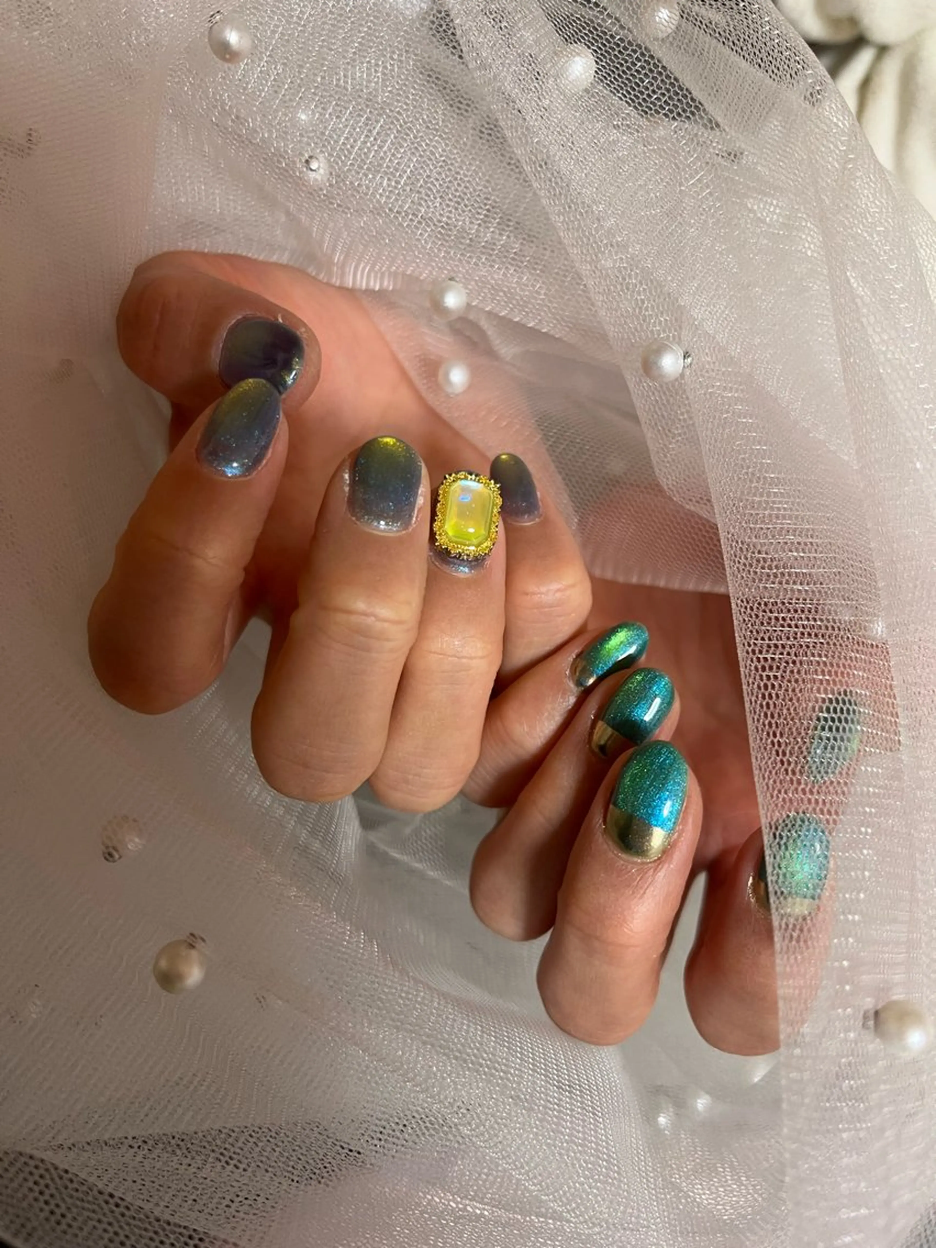 ネイル マグネットネイル nail salon L.Nのネイルデザイン