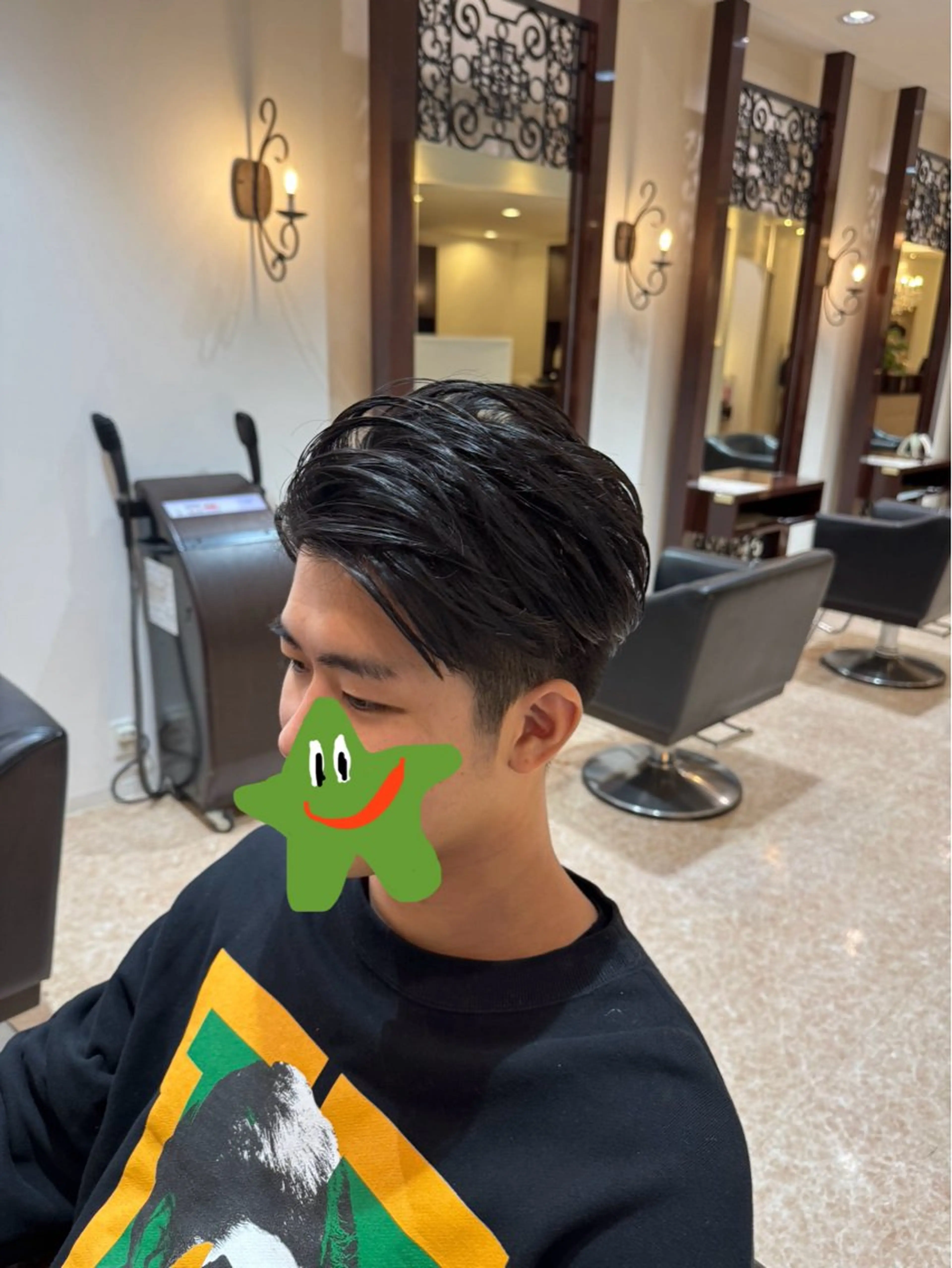 メンズ 郷右近 すずのヘアスタイル