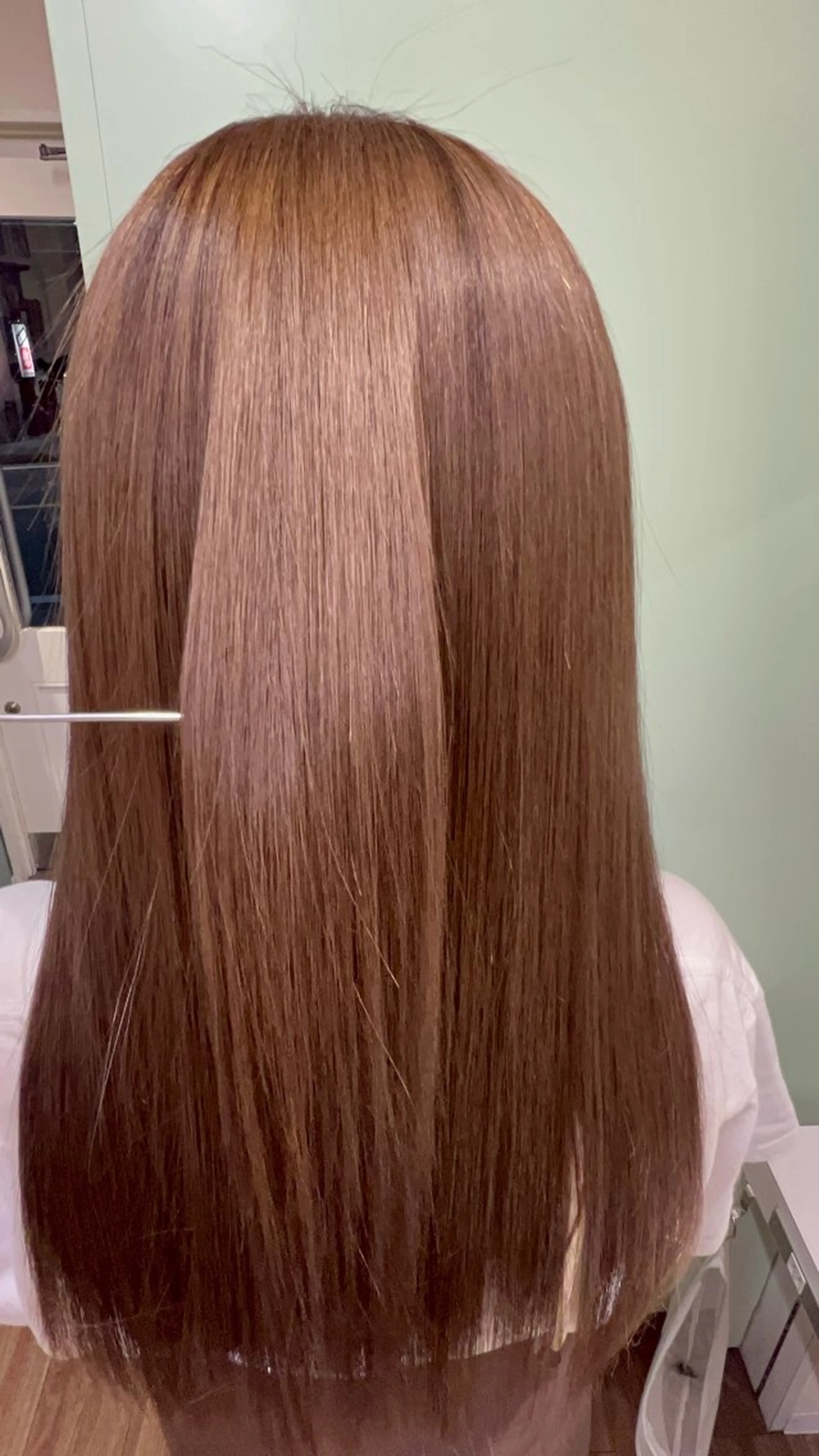 ロング 朝が楽になる艶髪縮毛 ✨中稲明梨のヘアスタイル