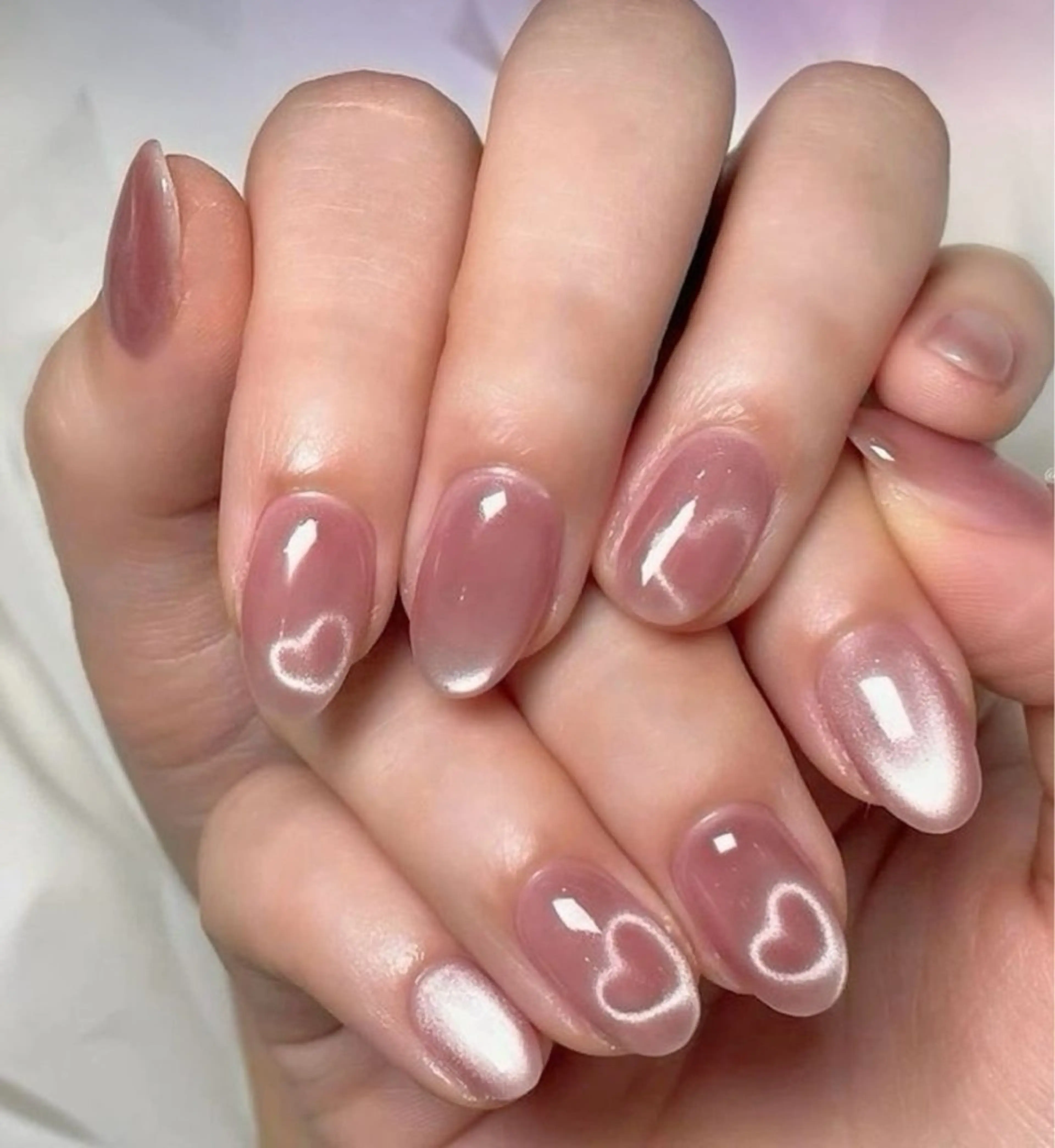 ネイル 韓国ネイル 持ち込み ニュアンスネイル ネイルチップ ハンドネイル TABI ANA.CHUOのネイルデザイン