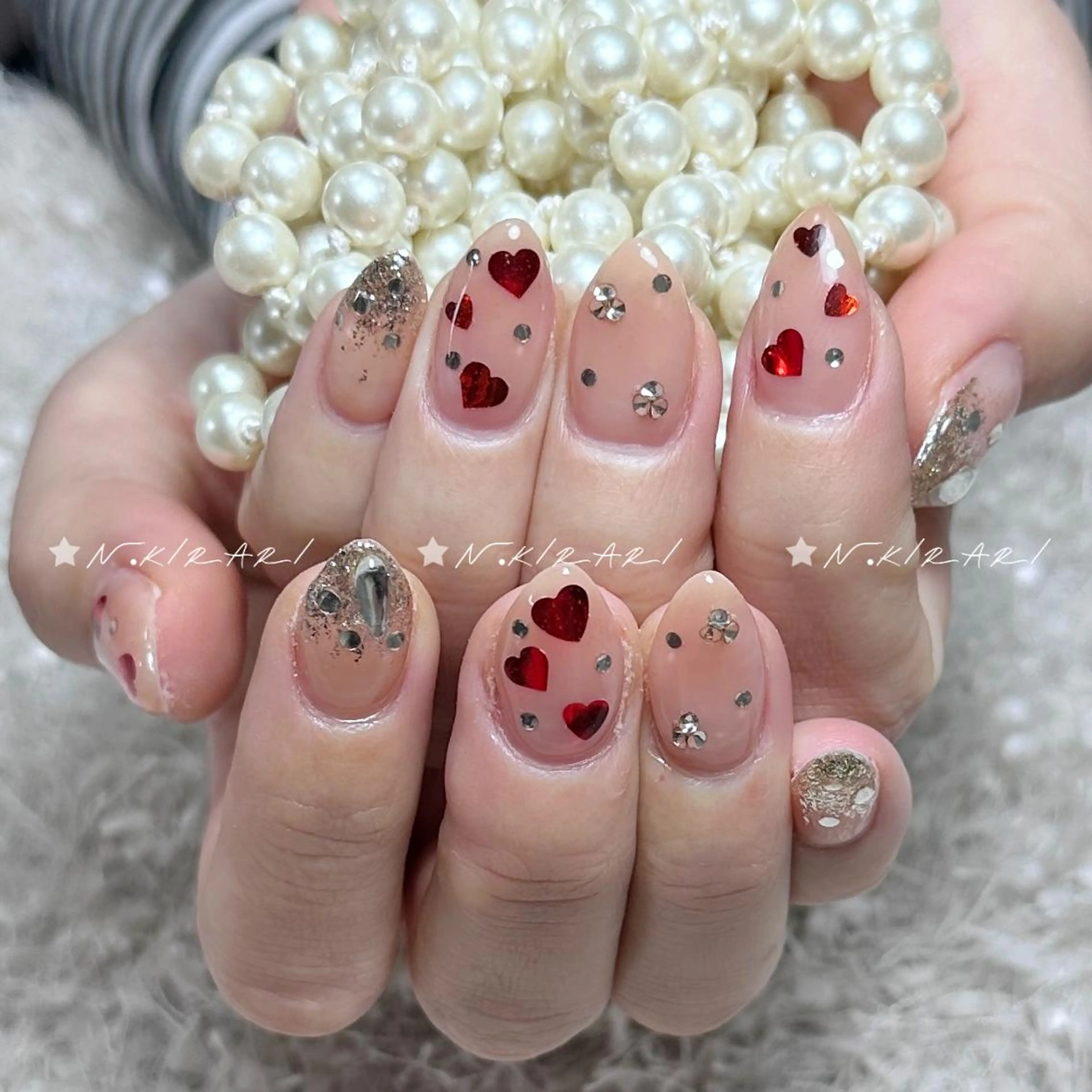 ネイル 🎀 ユズ 🎀のネイルデザイン